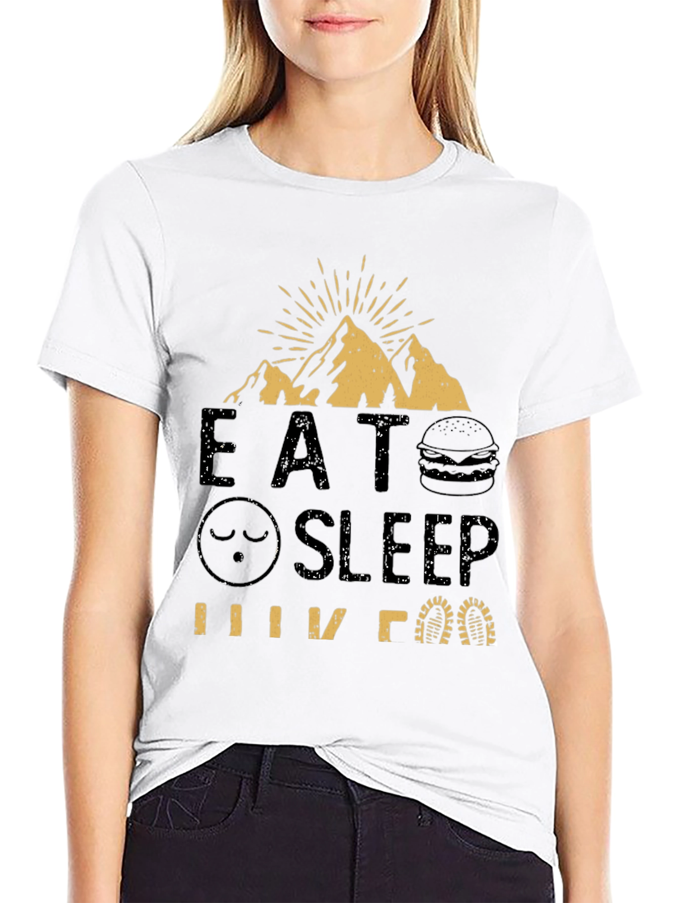 Eat Sleep Hike T-Shirt - Adventure Tee