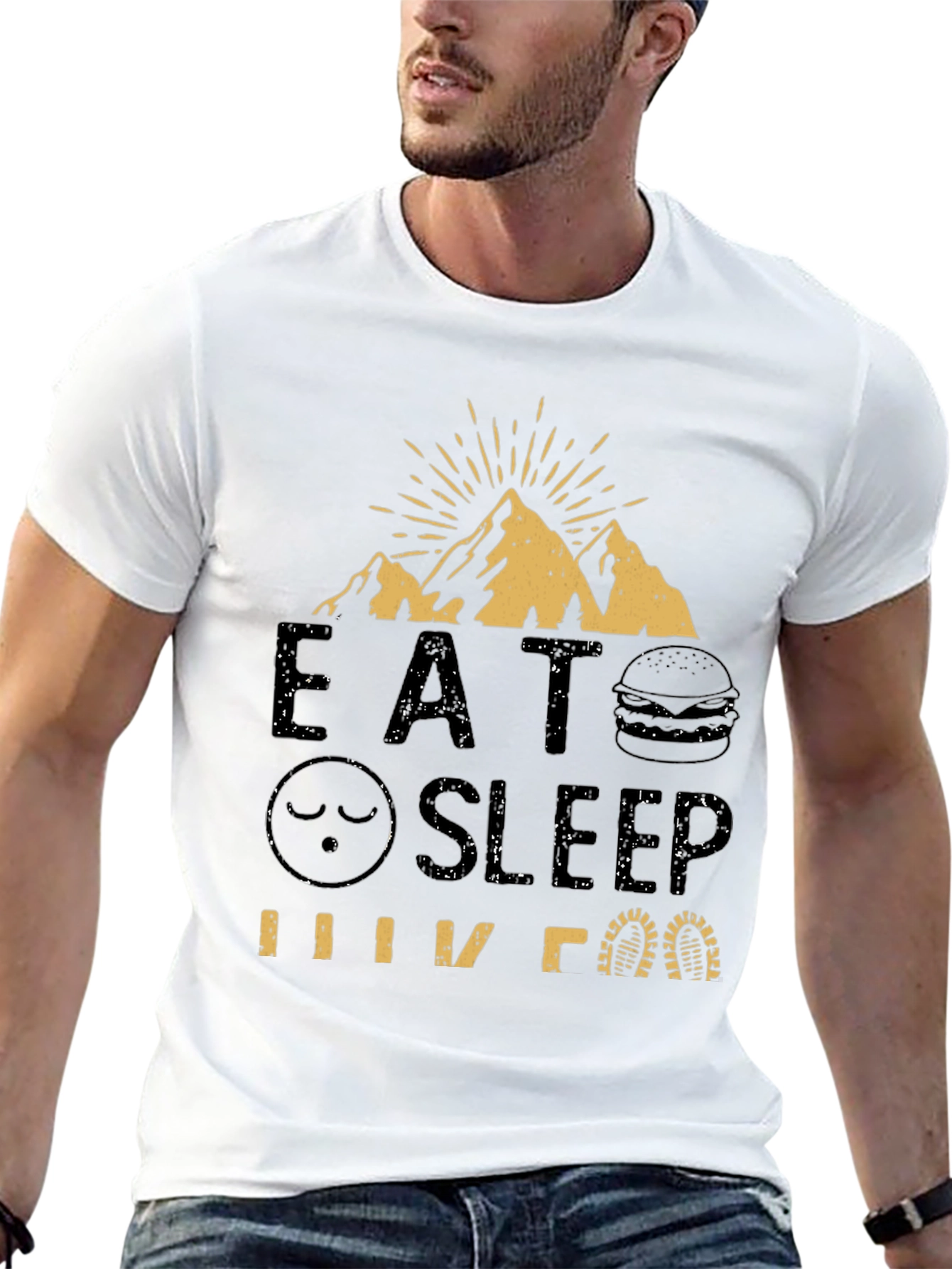 Eat Sleep Hike T-Shirt - Adventure Tee