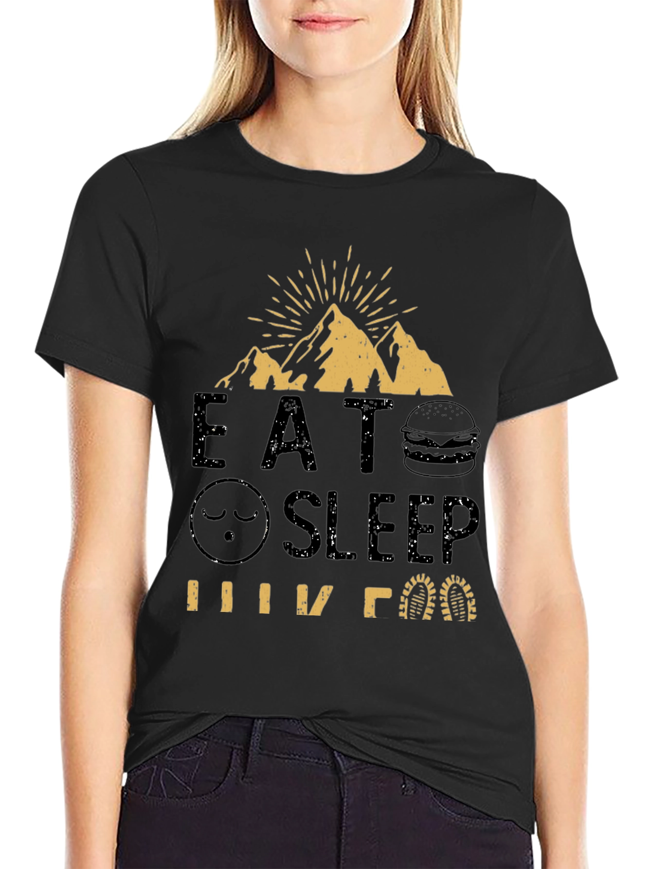 Eat Sleep Hike T-Shirt - Adventure Tee