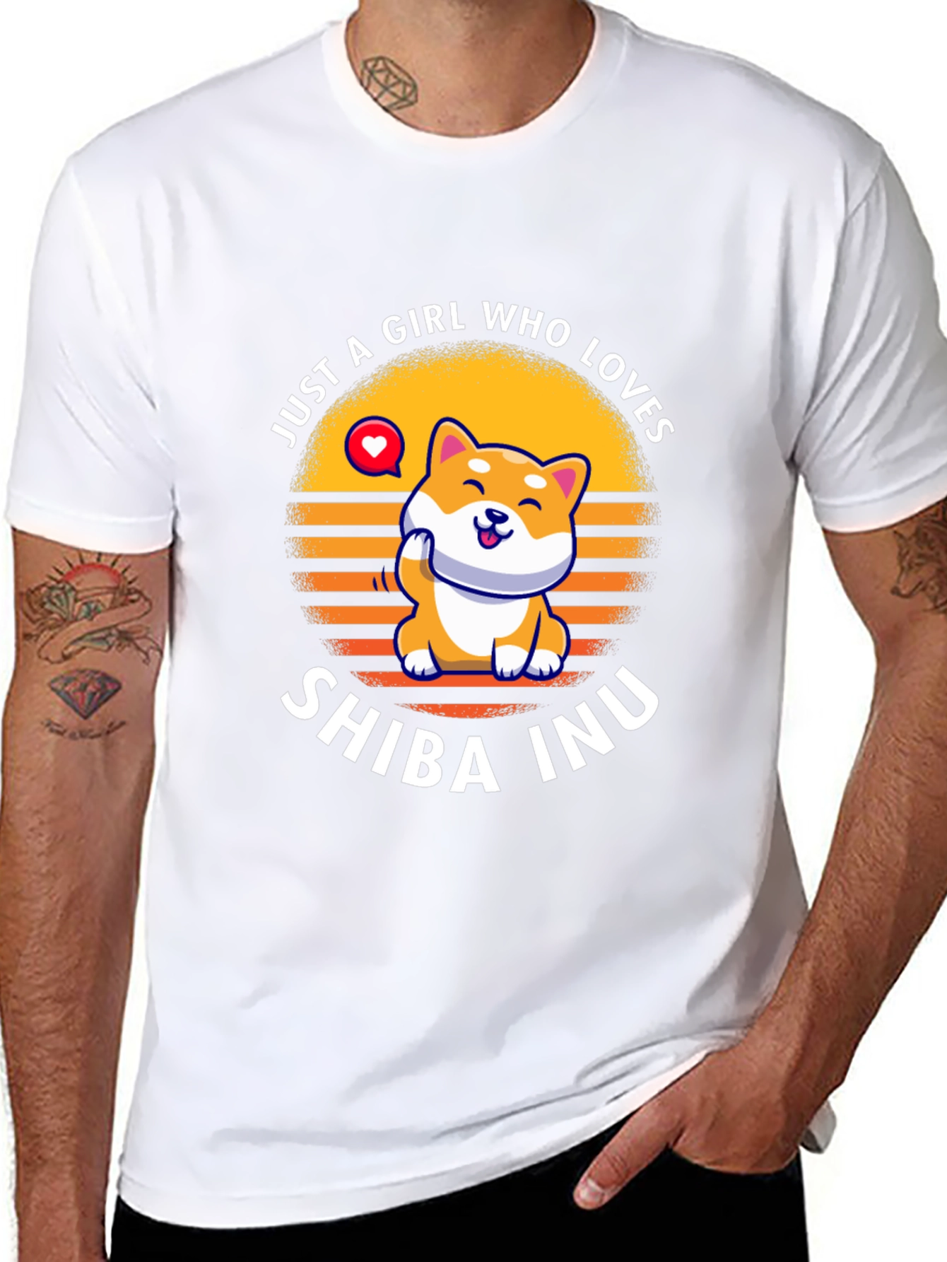 Shiba Inu Girls Love T-Shirt