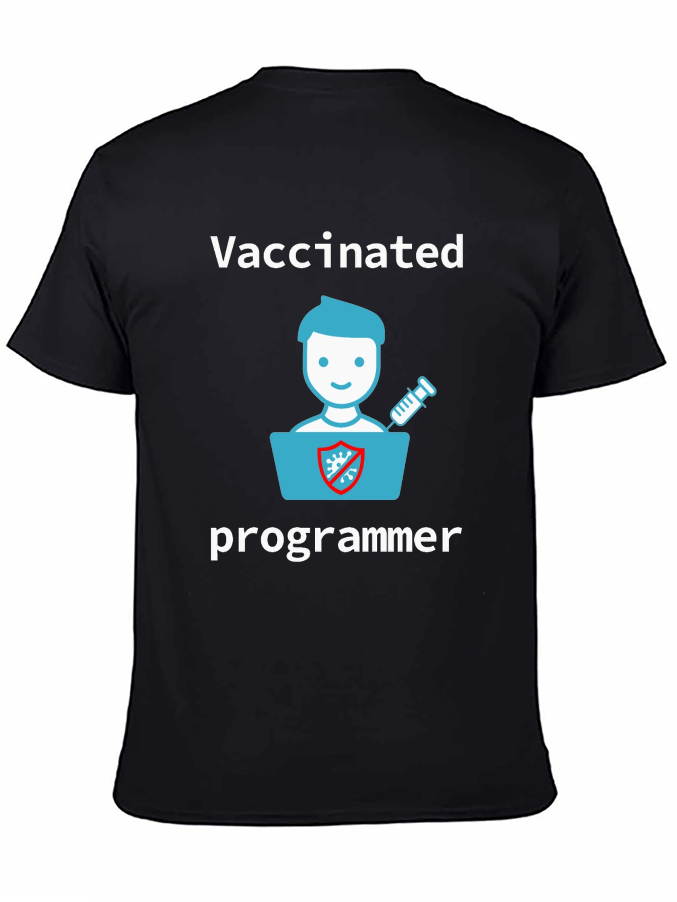 Vaccinated Programmer Graphic T-Shirt