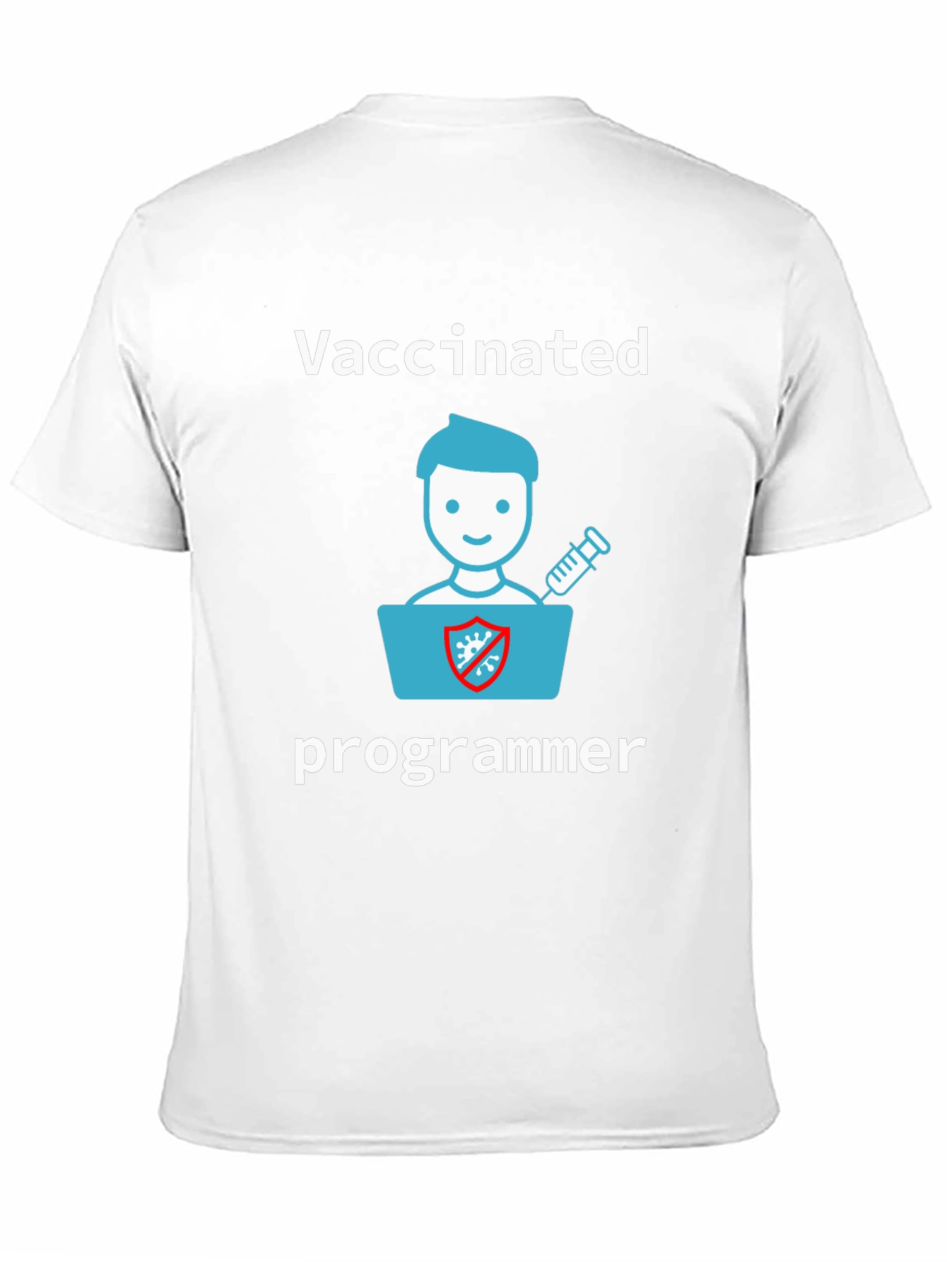 Vaccinated Programmer Graphic T-Shirt