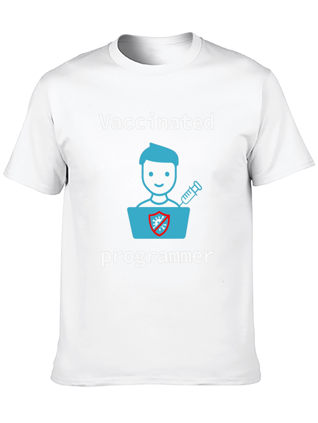 Vaccinated Programmer Graphic T-Shirt