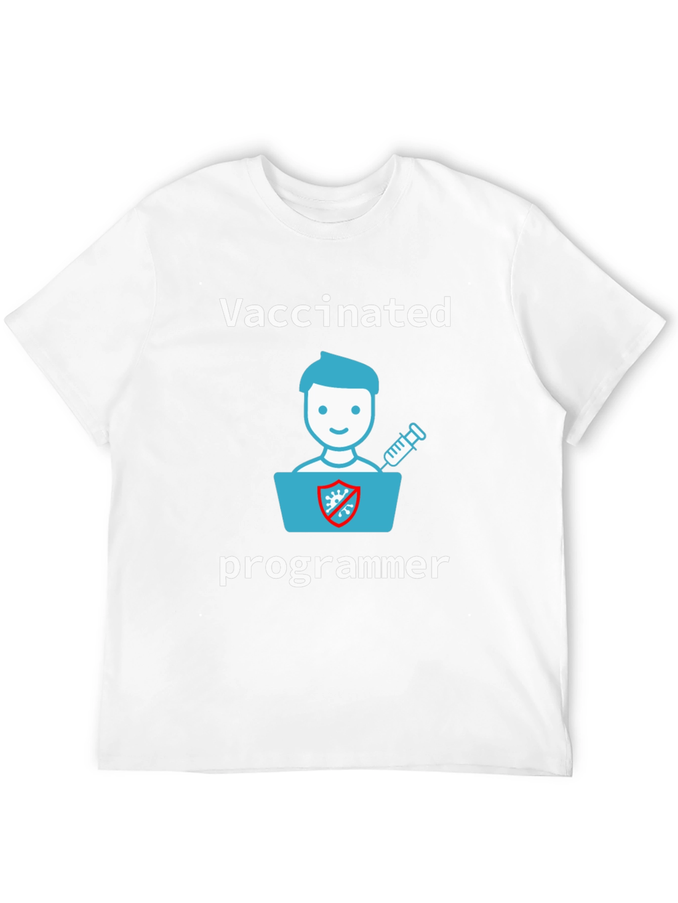Vaccinated Programmer Graphic T-Shirt