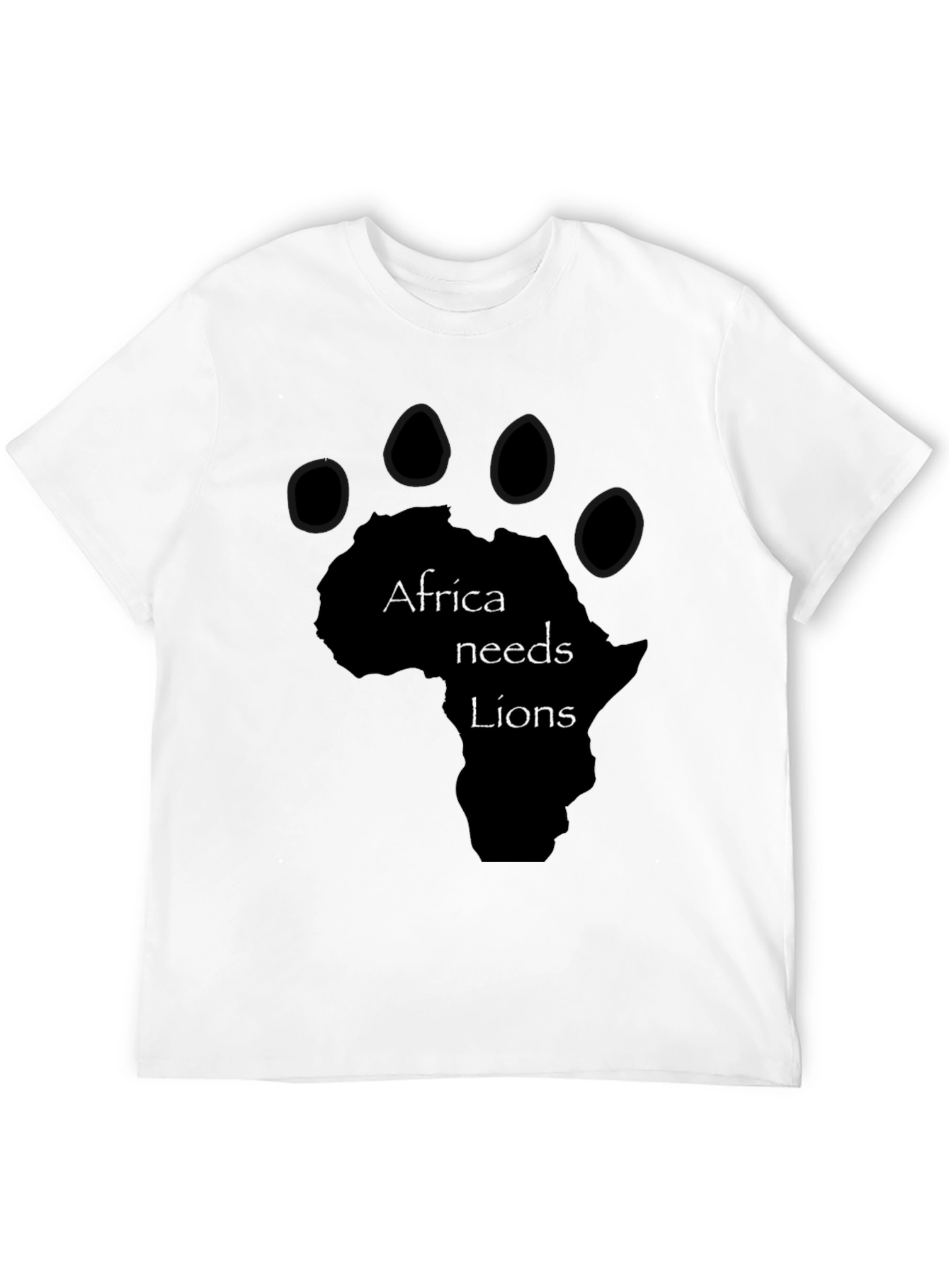 Africa Needs Lions Graphic T-Shirt