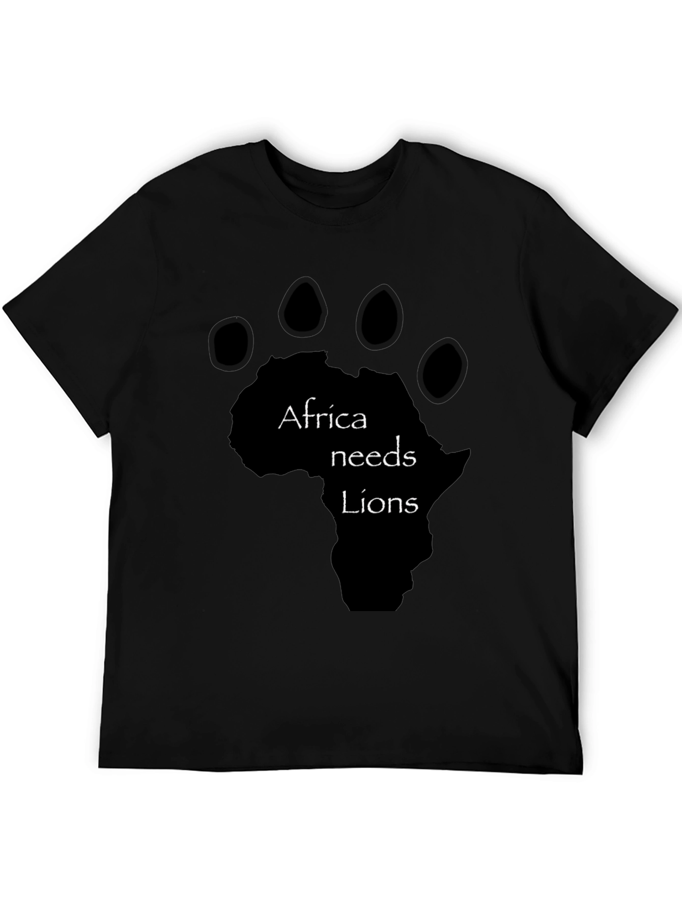 Africa Needs Lions Graphic T-Shirt