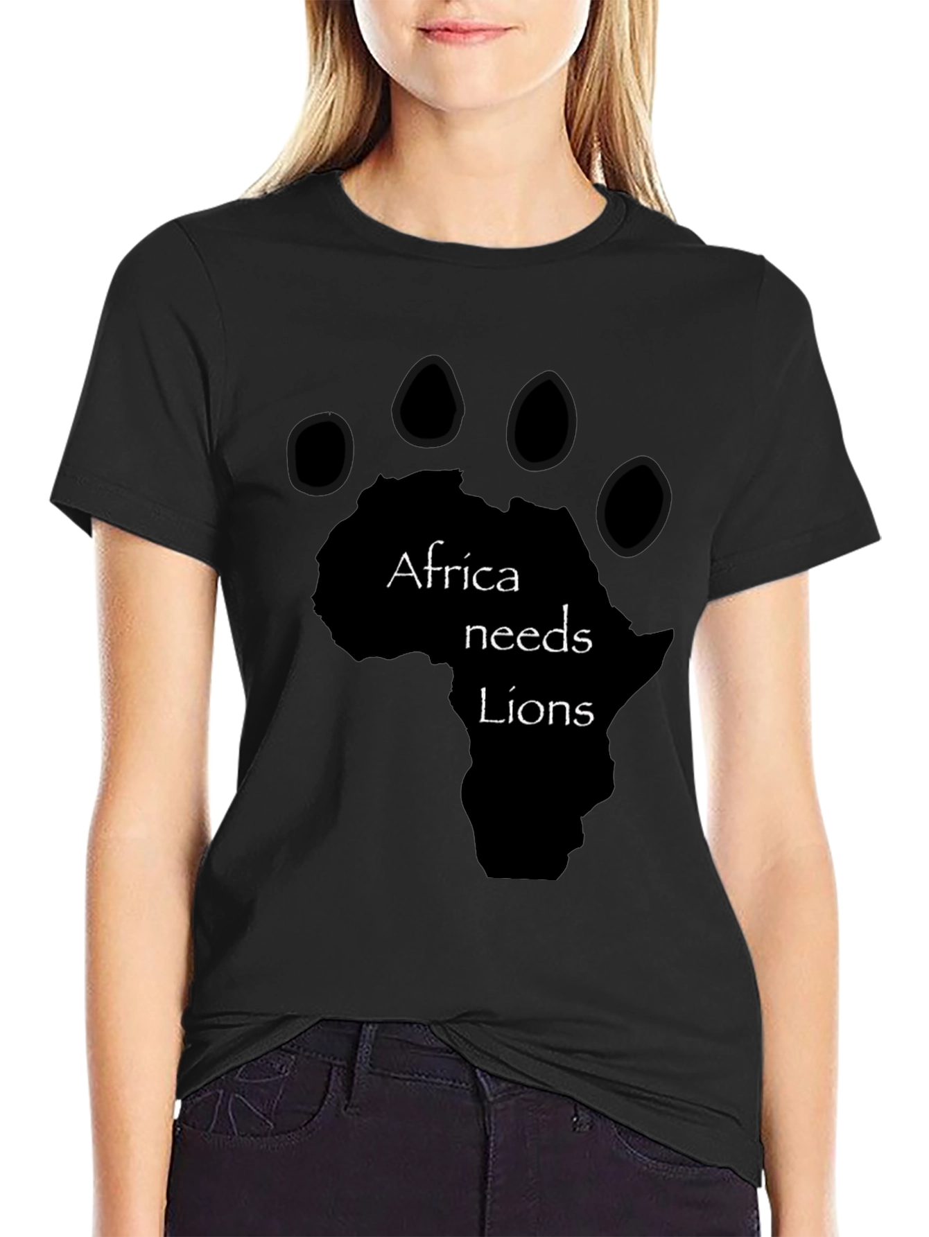 Africa Needs Lions Graphic T-Shirt