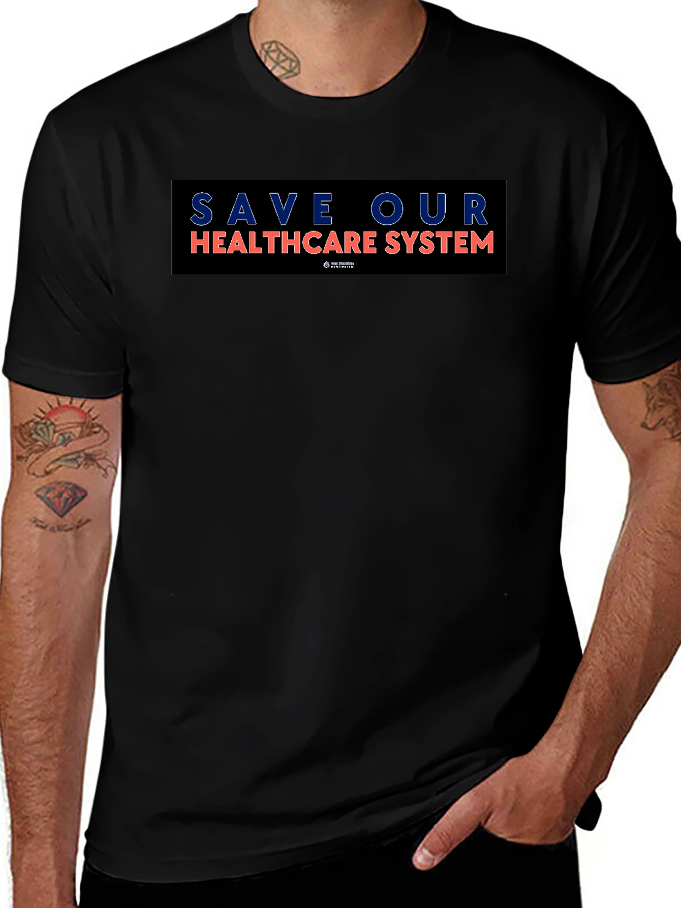 Save Our Healthcare System Graphic T-Shirt