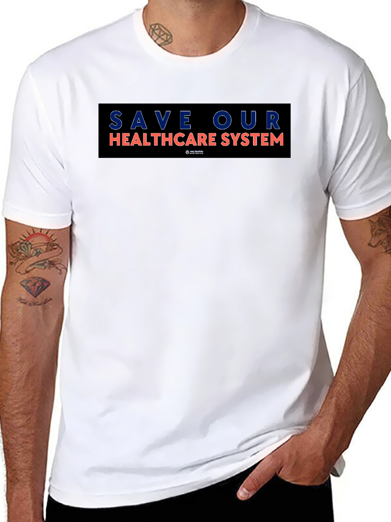 Save Our Healthcare System Graphic T-Shirt
