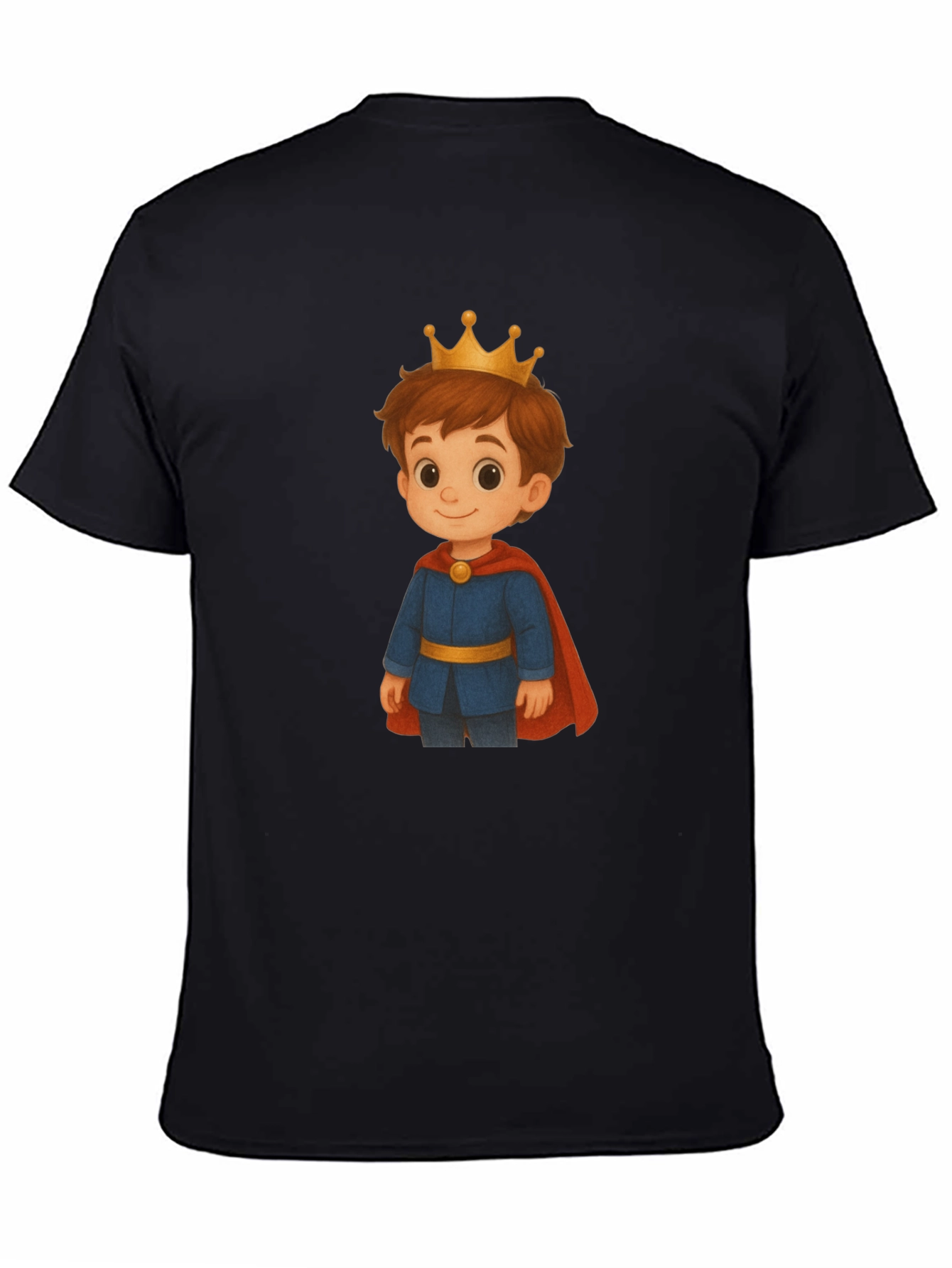 Boys Prince Graphic Black T-Shirt