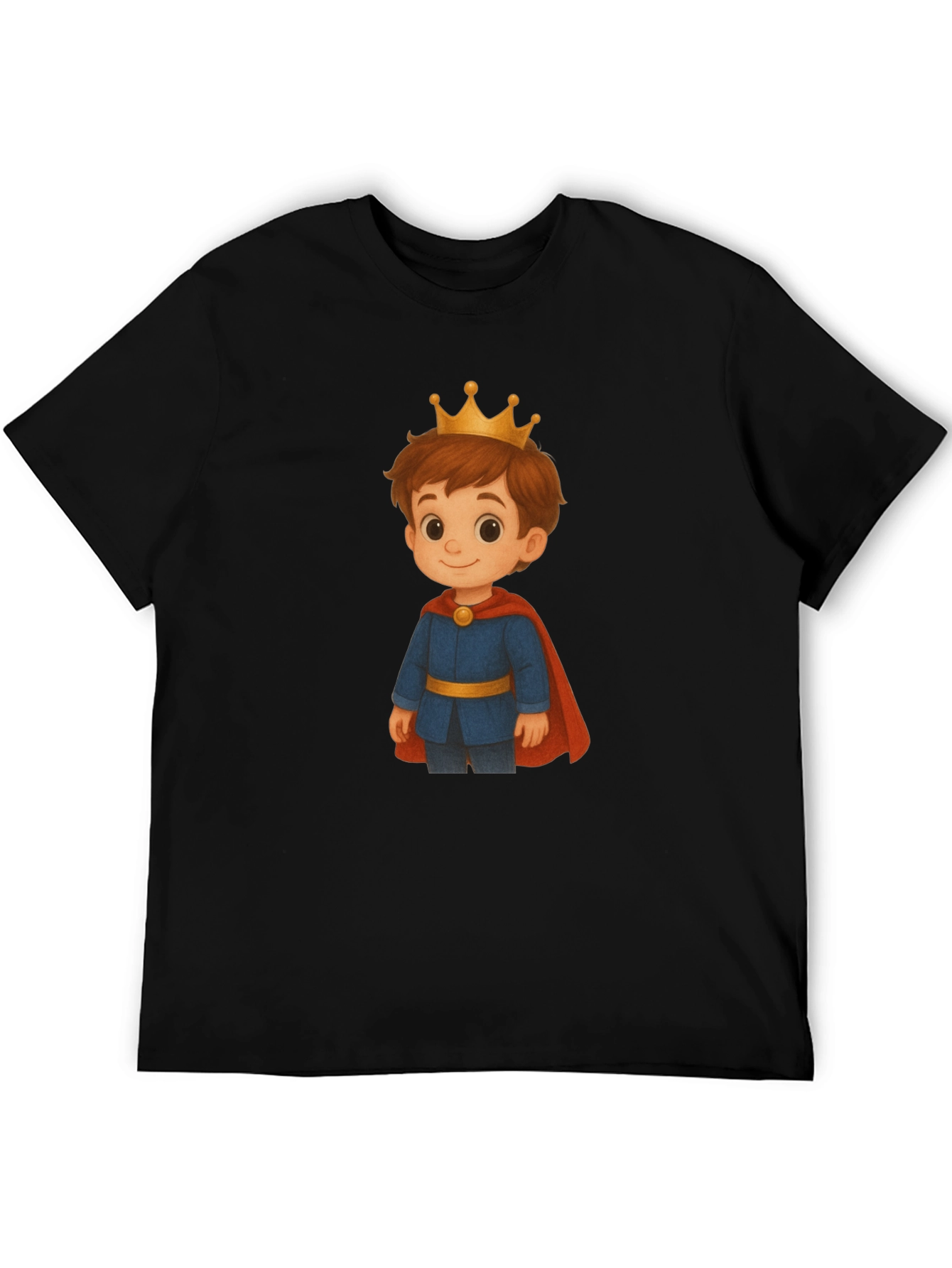 Boys Prince Graphic Black T-Shirt