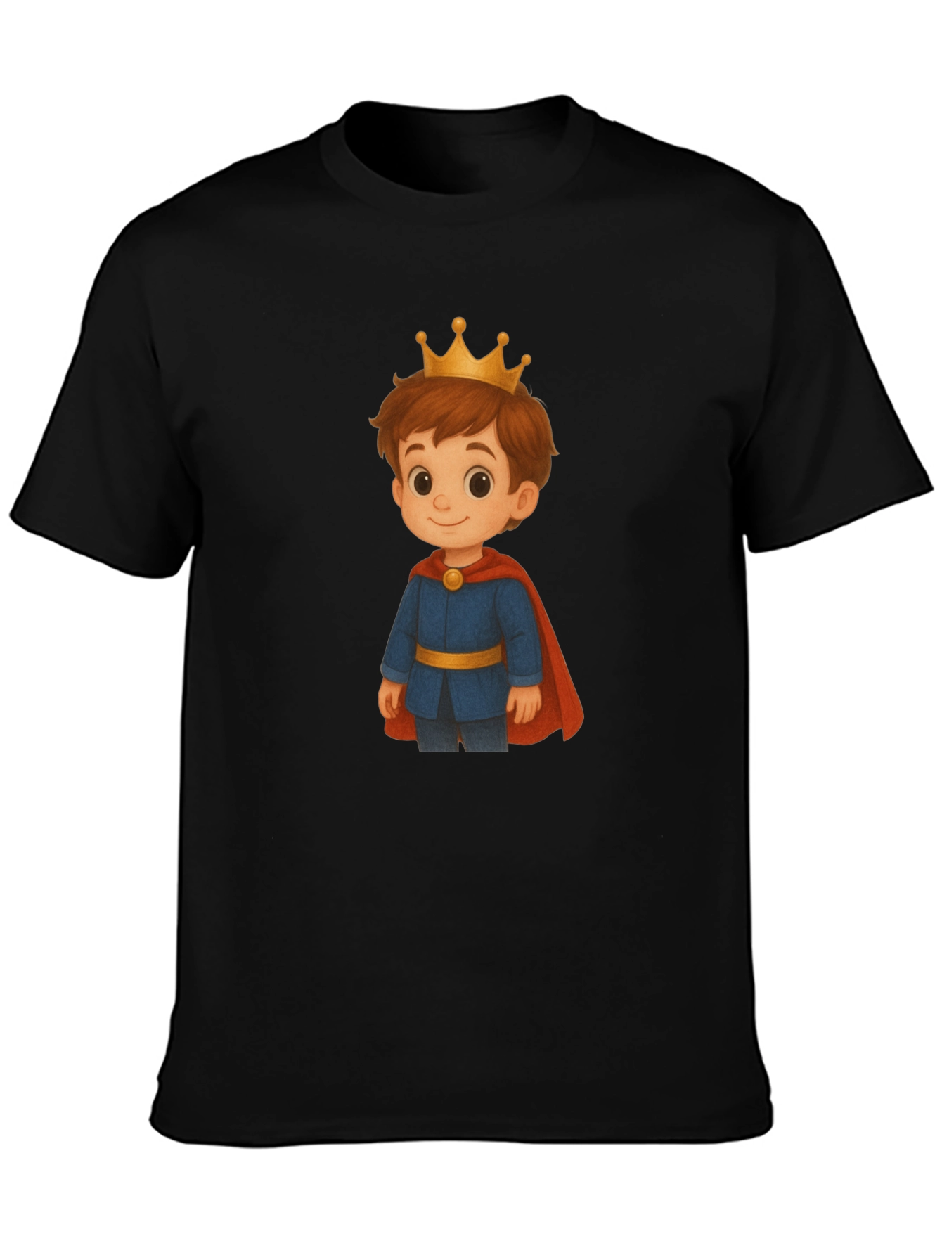 Boys Prince Graphic Black T-Shirt