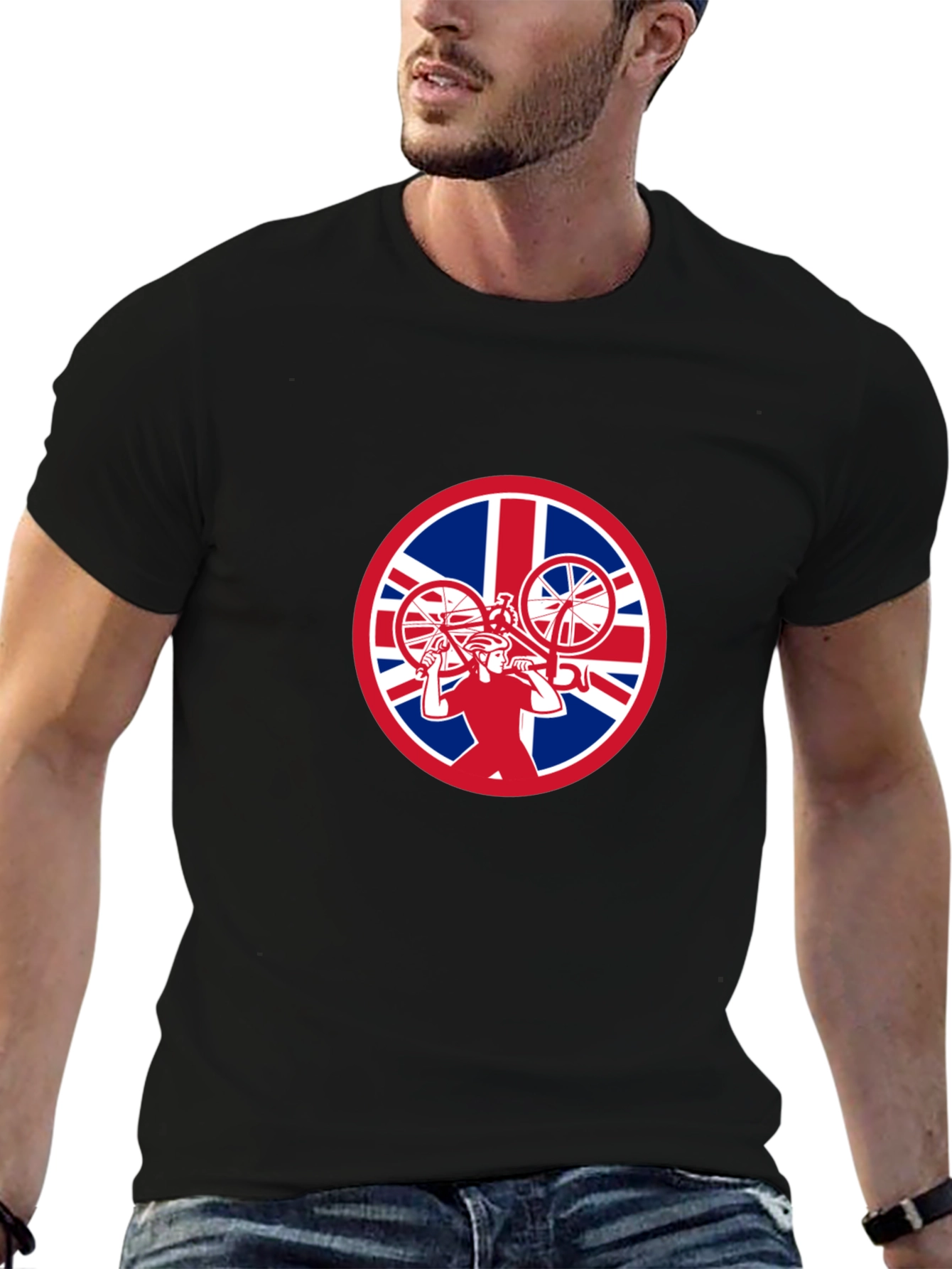 Union Jack Cyclist T-Shirt