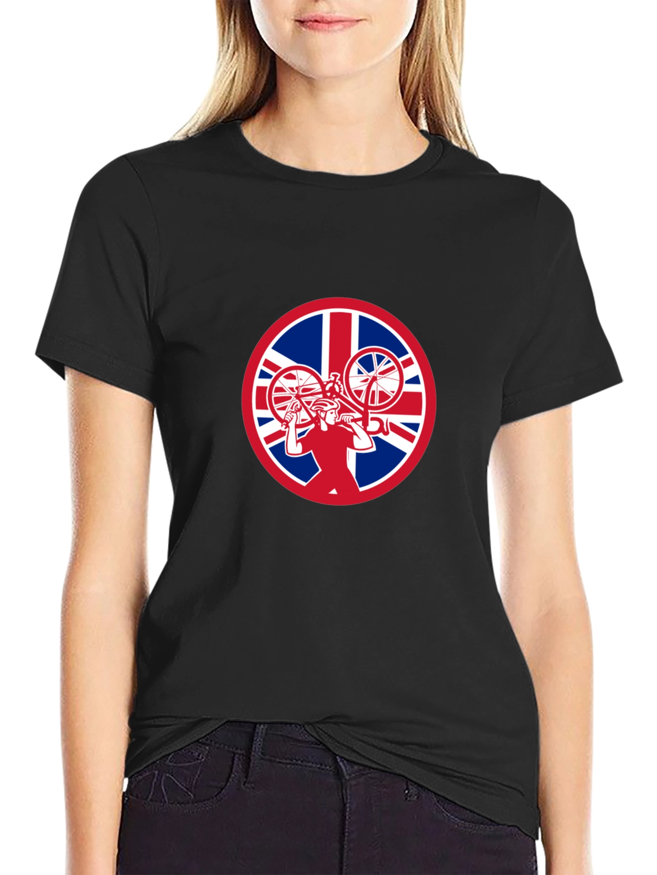 Union Jack Cyclist T-Shirt