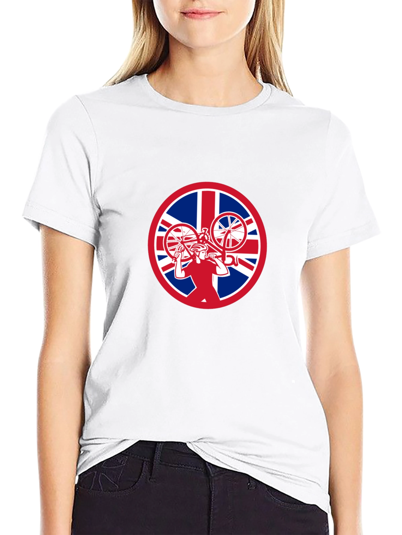Union Jack Cyclist T-Shirt