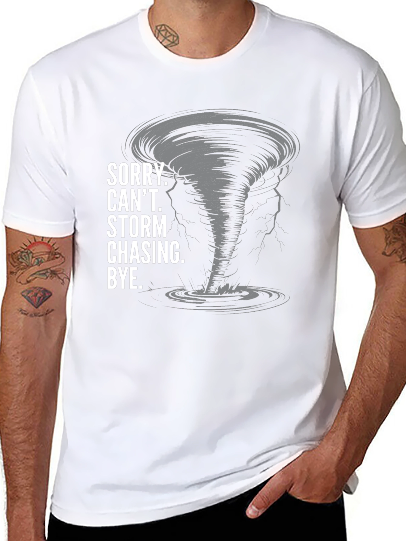 Storm Chasing T-Shirt - Sorry Cant Bye