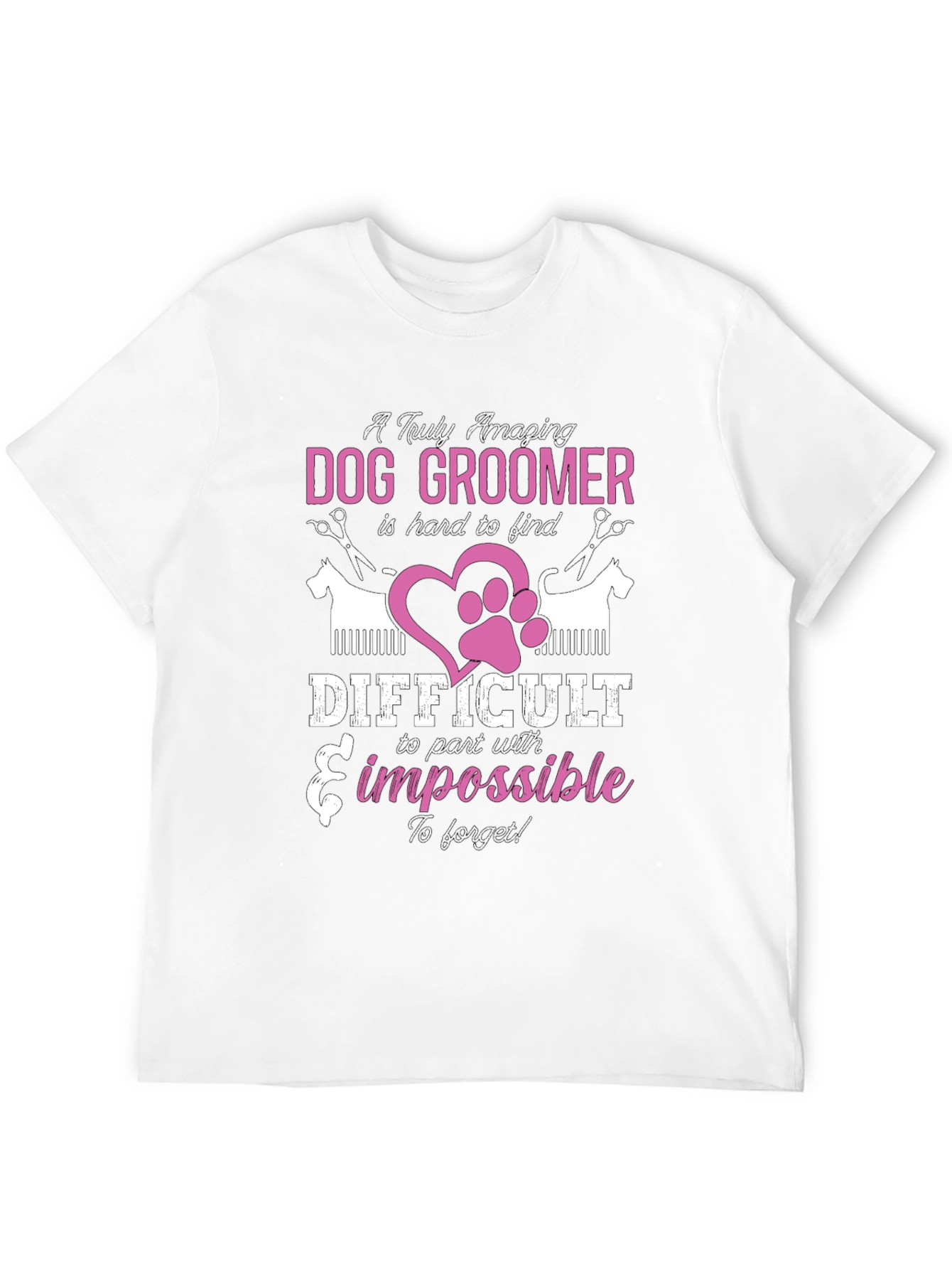 Amazing Dog Groomer Graphic T-Shirt