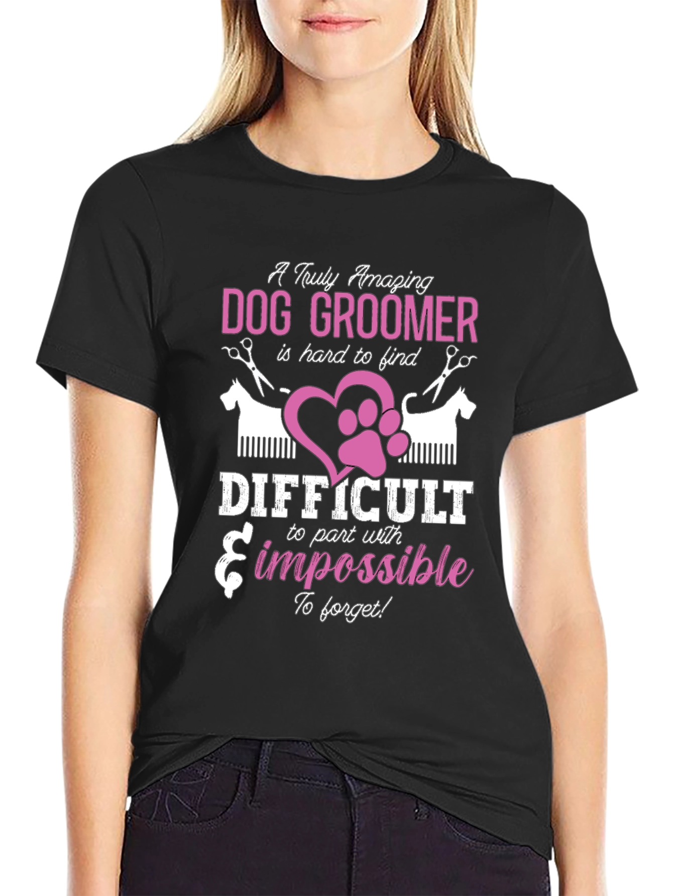Amazing Dog Groomer Graphic T-Shirt