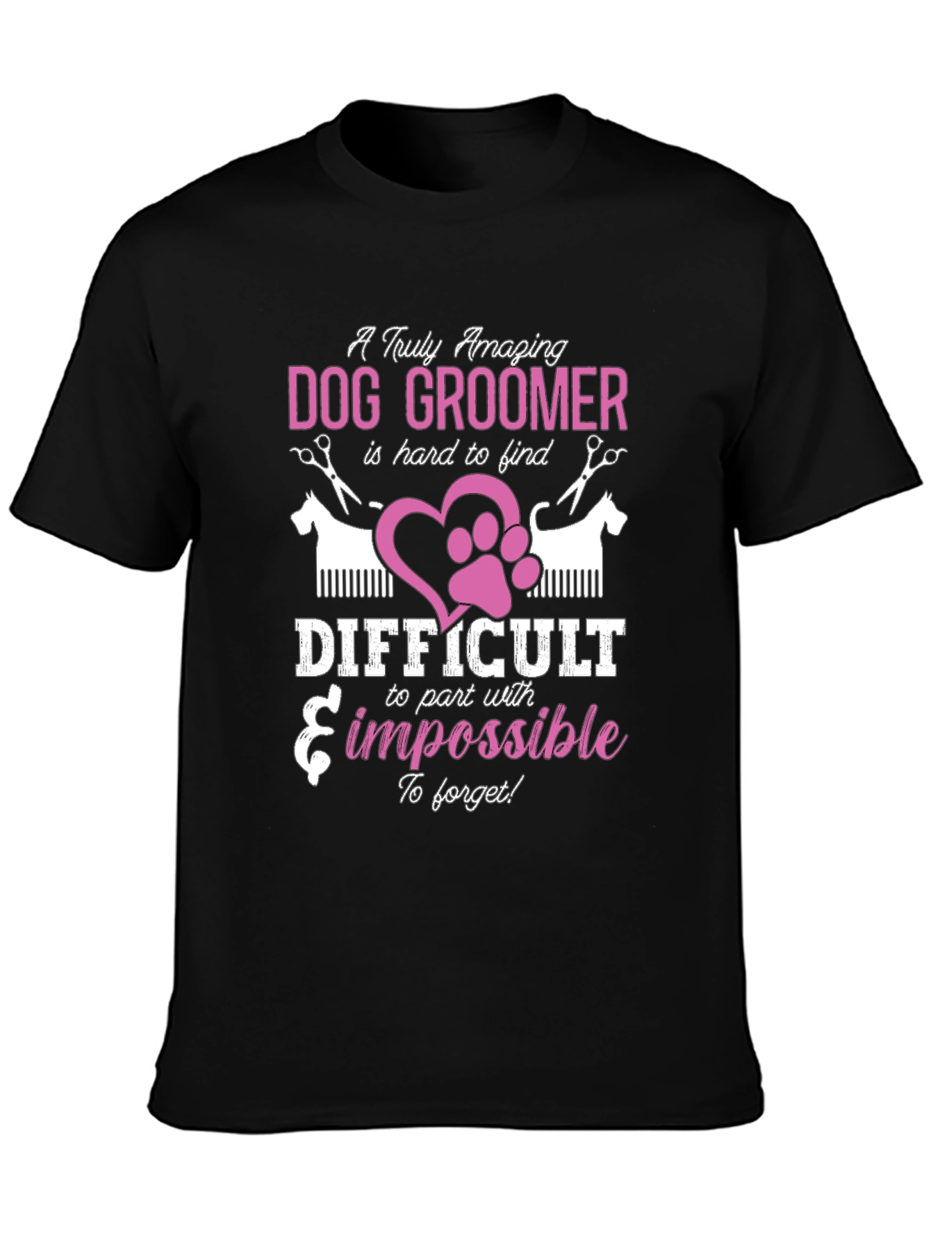 Amazing Dog Groomer Graphic T-Shirt