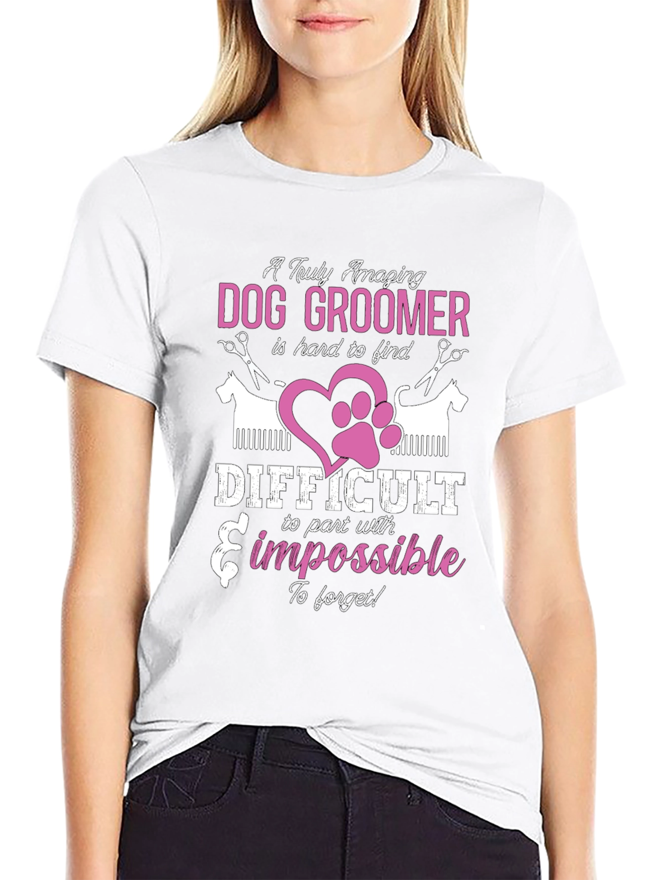 Amazing Dog Groomer Graphic T-Shirt