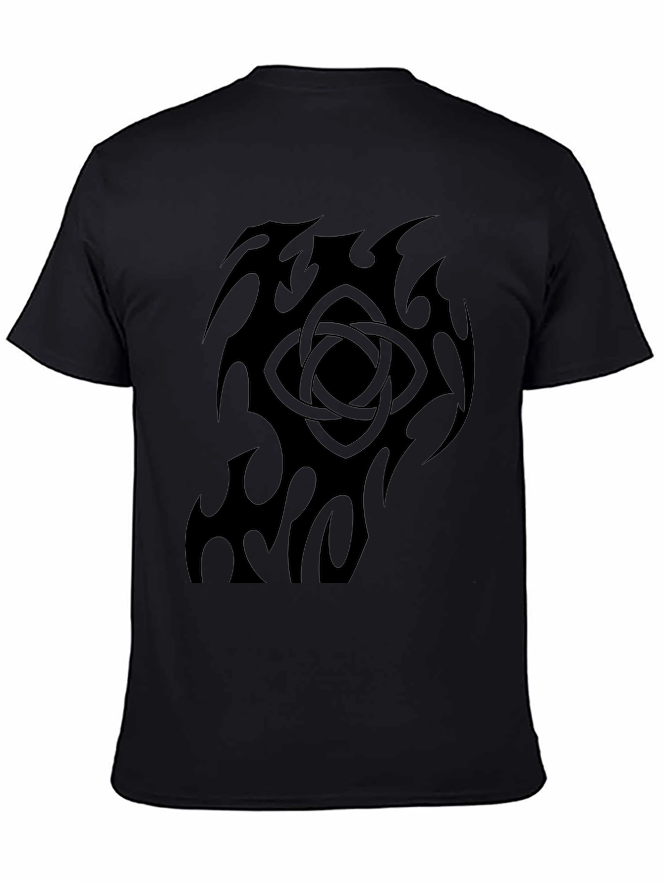Black Celtic Knot Tribal Graphic T-Shirt