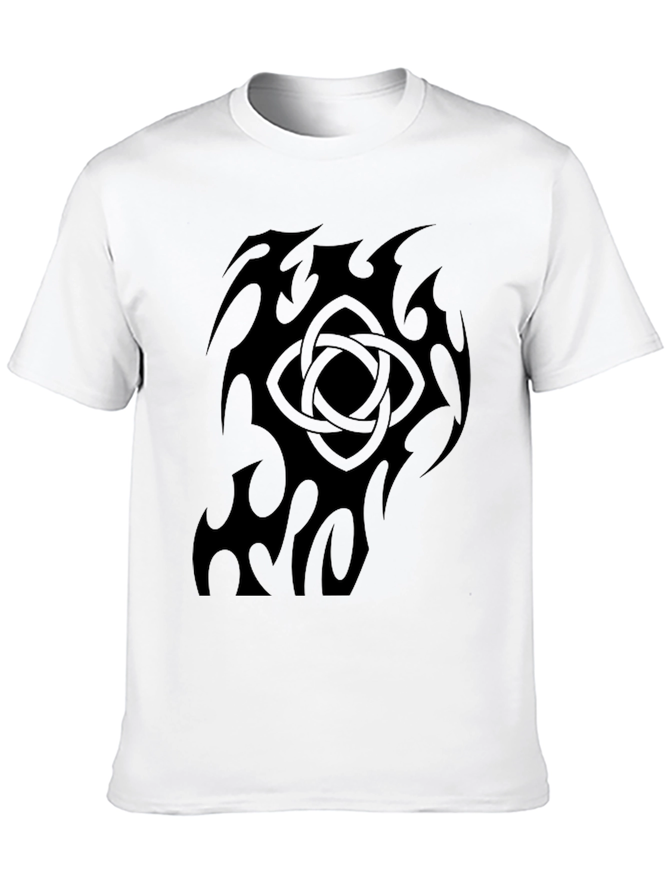 Black Celtic Knot Tribal Graphic T-Shirt