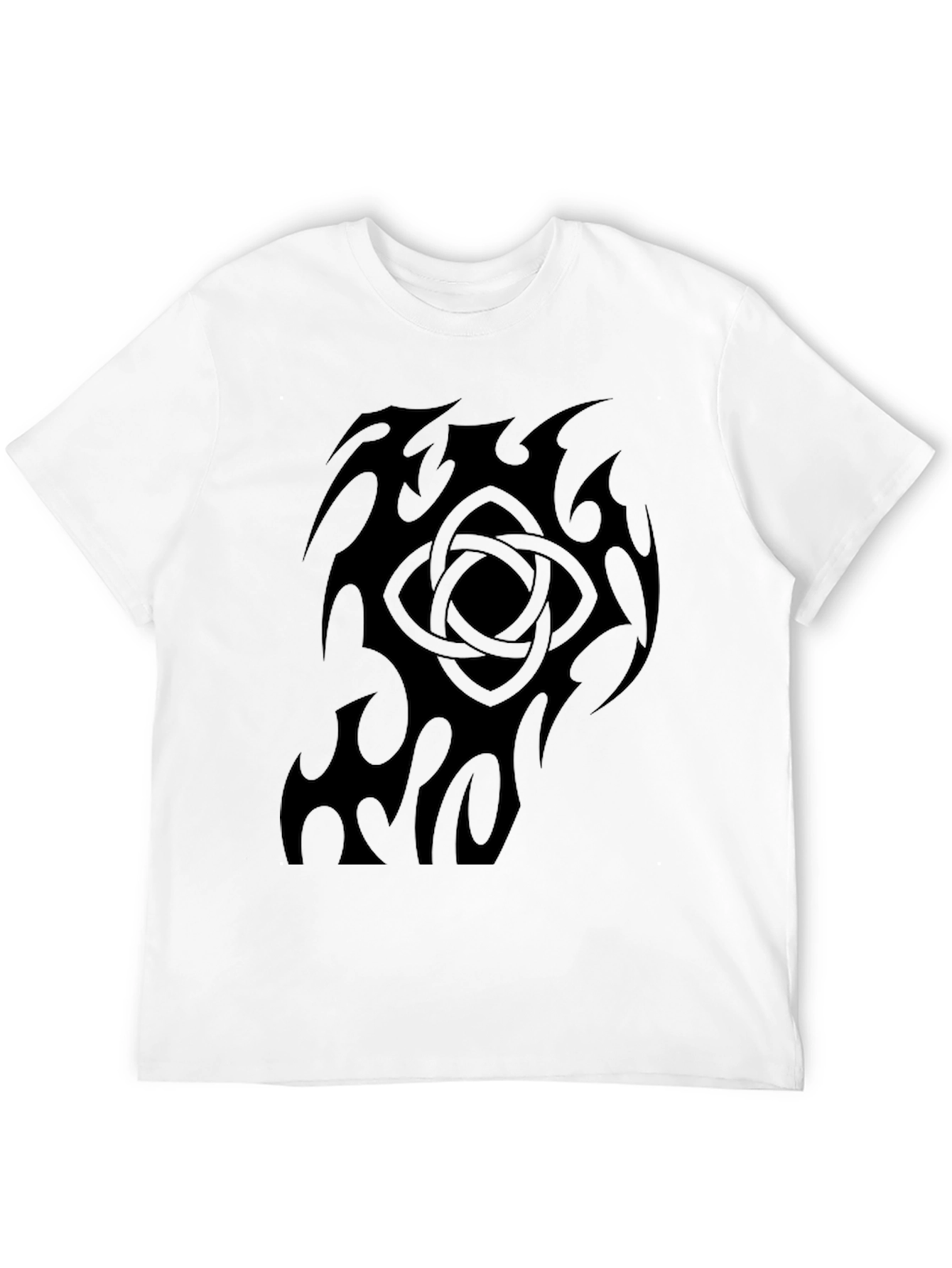 Black Celtic Knot Tribal Graphic T-Shirt