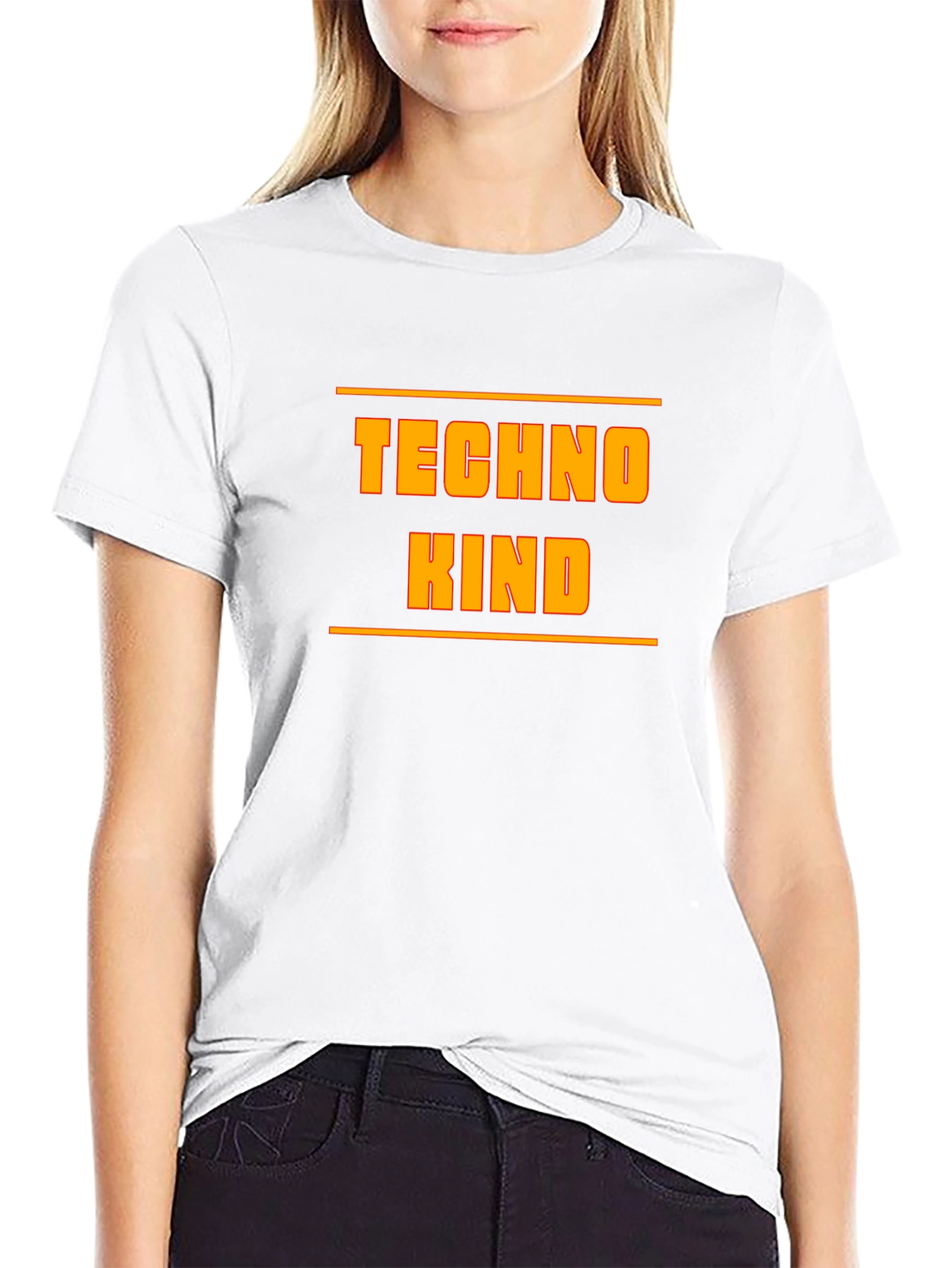 Techno Kind Graphic Tee - Modern Style