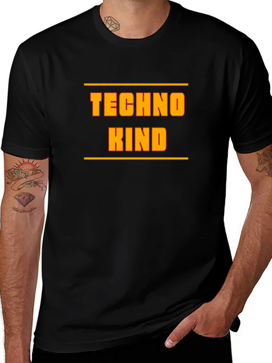 Techno Kind Graphic Tee - Modern Style