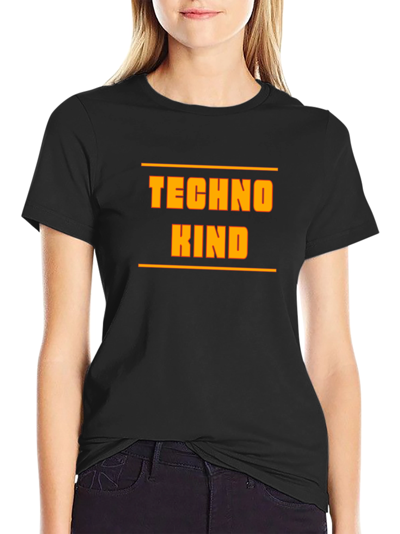 Techno Kind Graphic Tee - Modern Style