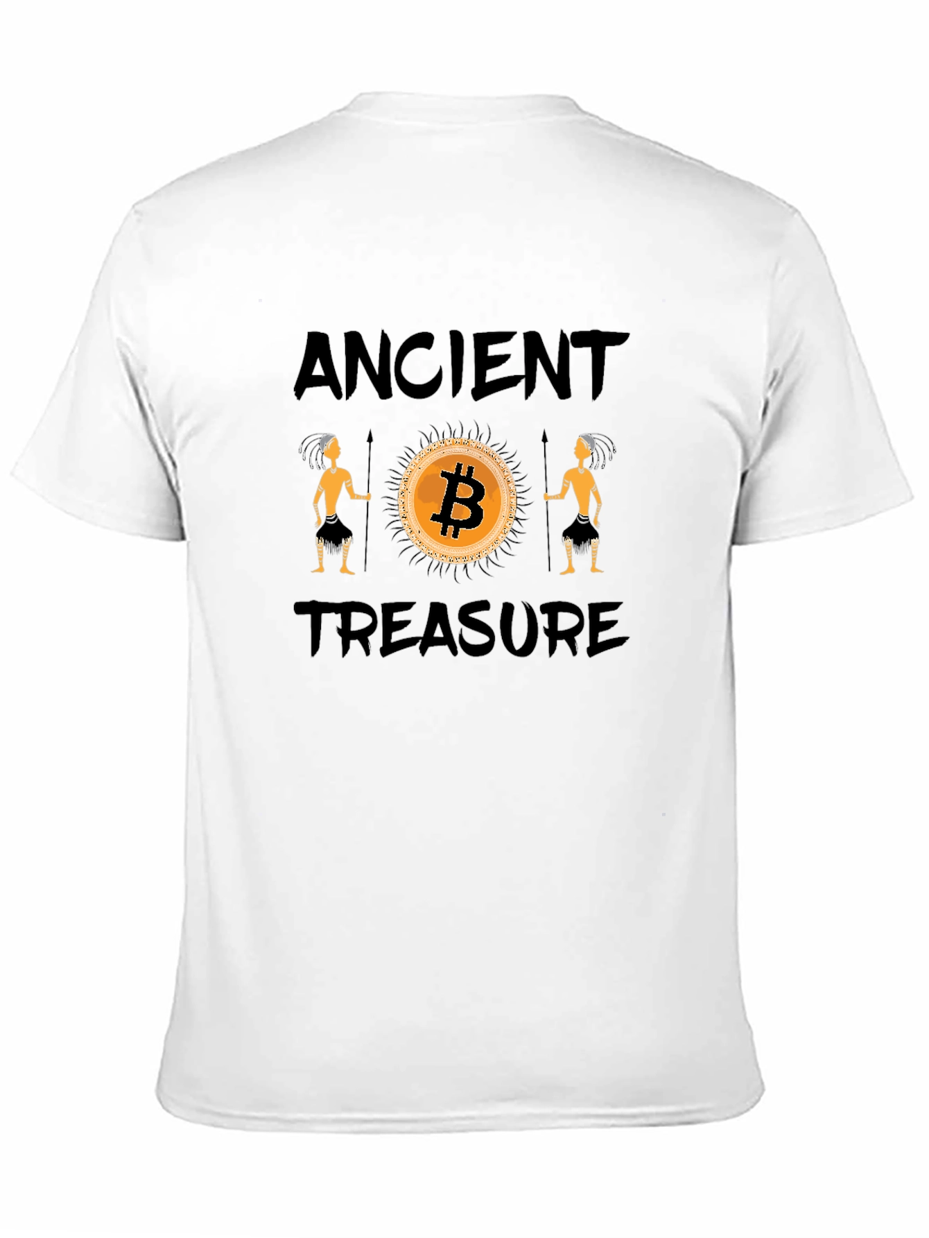 Bitcoin Ancient Treasure Black T-Shirt