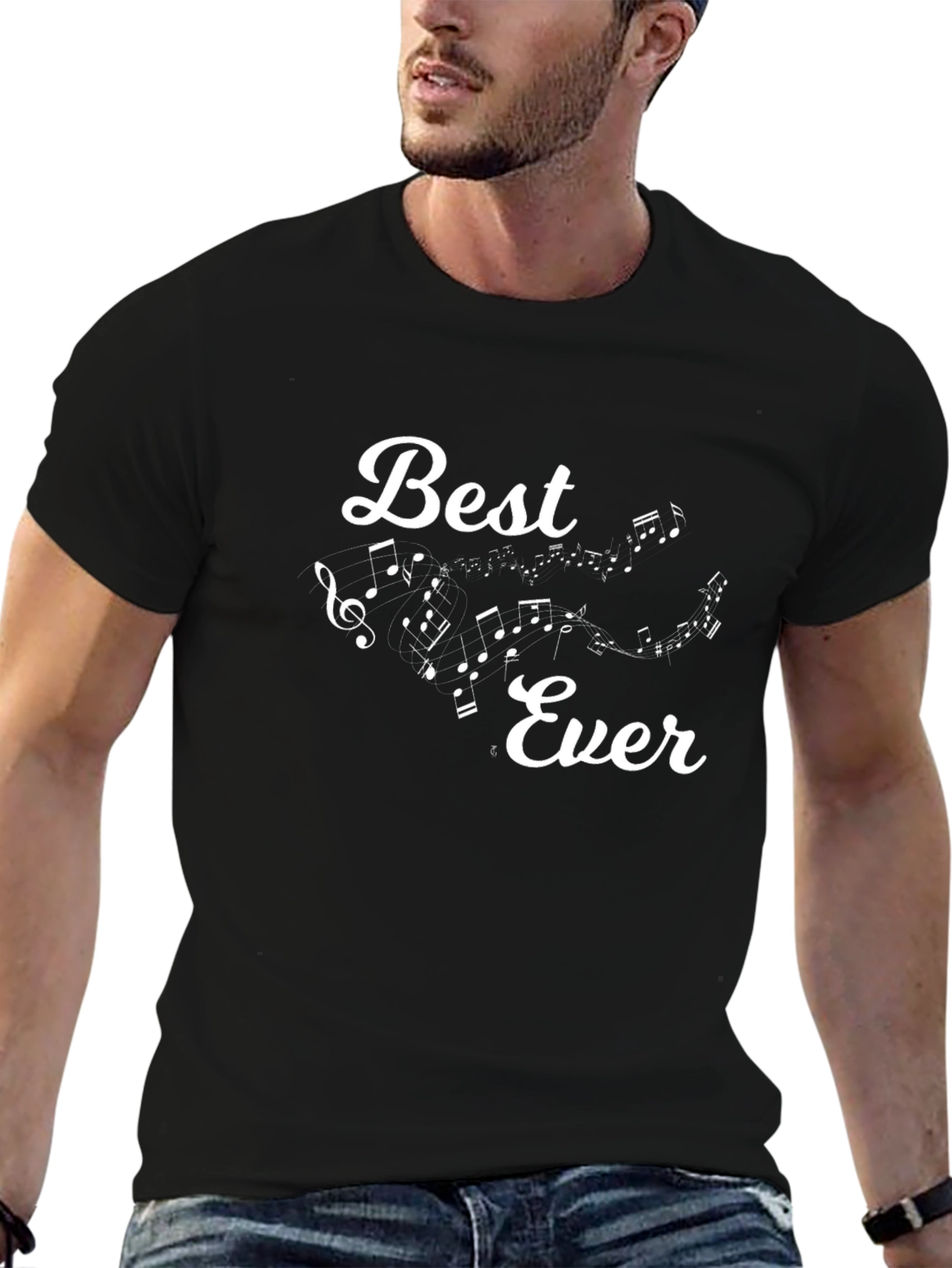 Best Ever Music T-Shirt - Black Cotton Tee