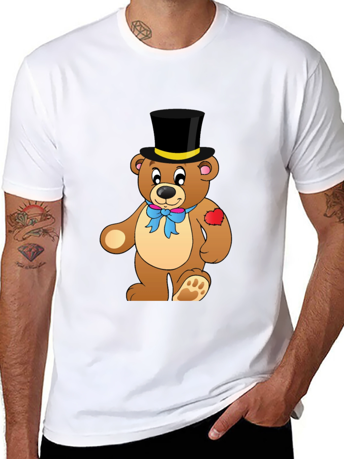 Teddy Bear Top Hat T-Shirt