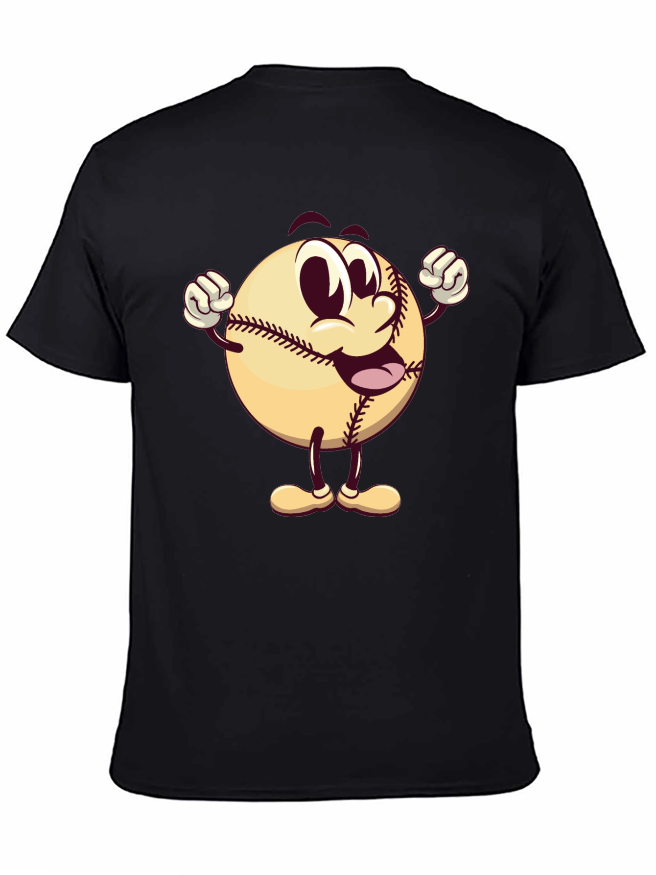 Cartoon Baseball T-Shirt