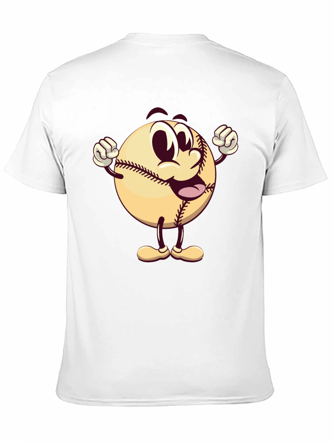 Cartoon Baseball T-Shirt
