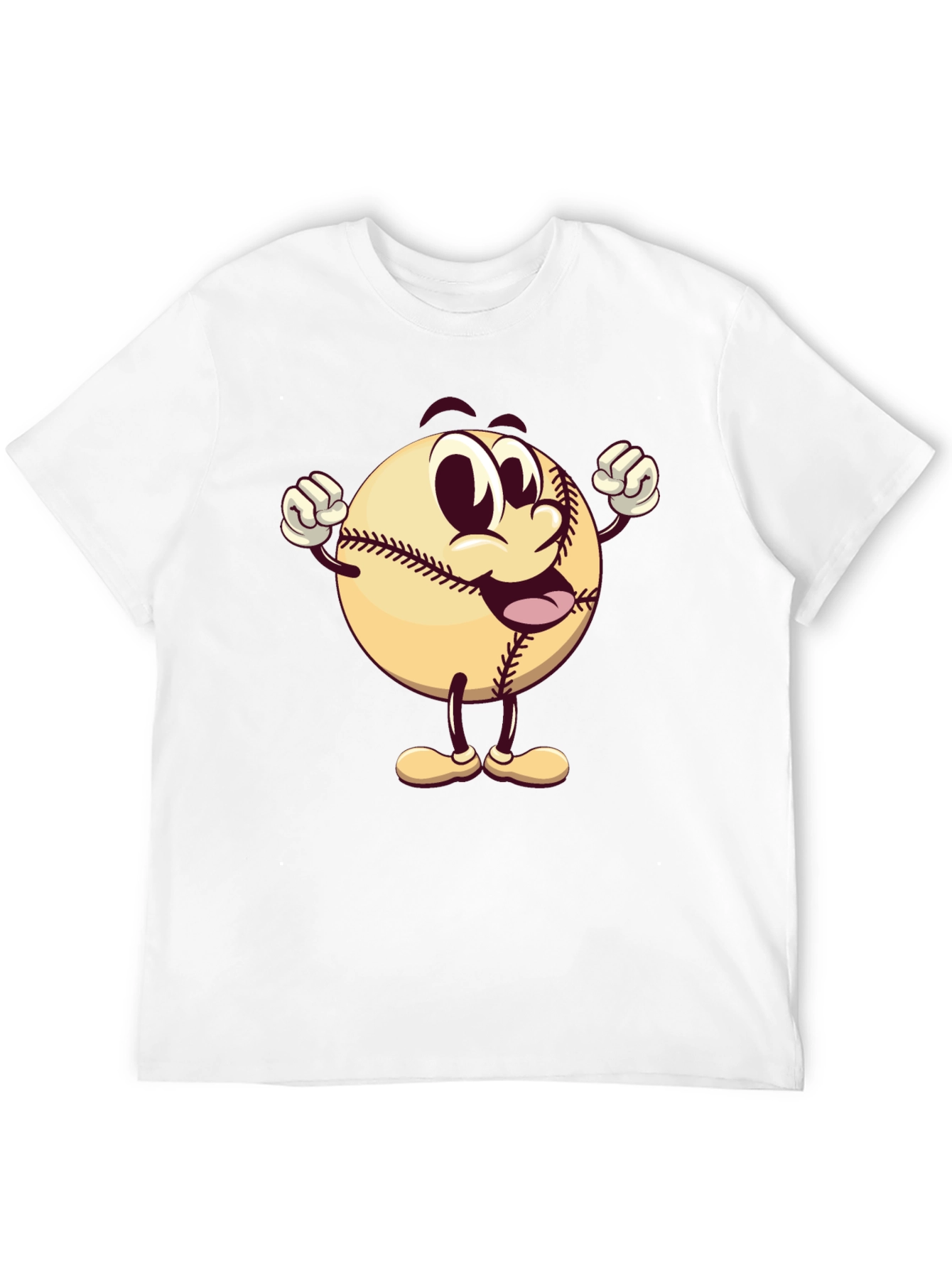 Cartoon Baseball T-Shirt