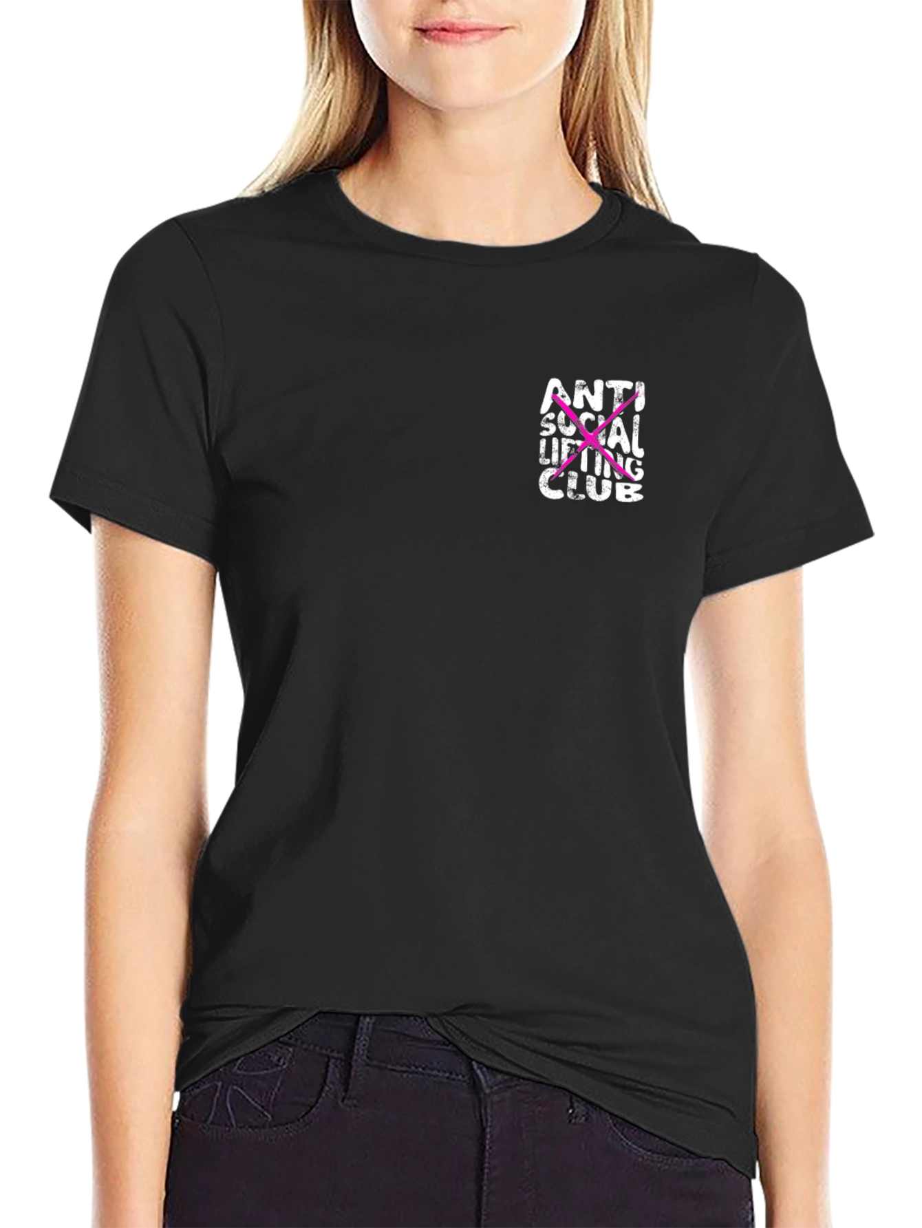 Anti Social Lifting Club Black T-Shirt