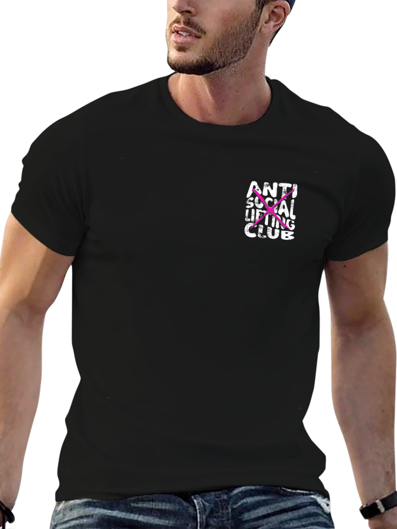 Anti Social Lifting Club Black T-Shirt