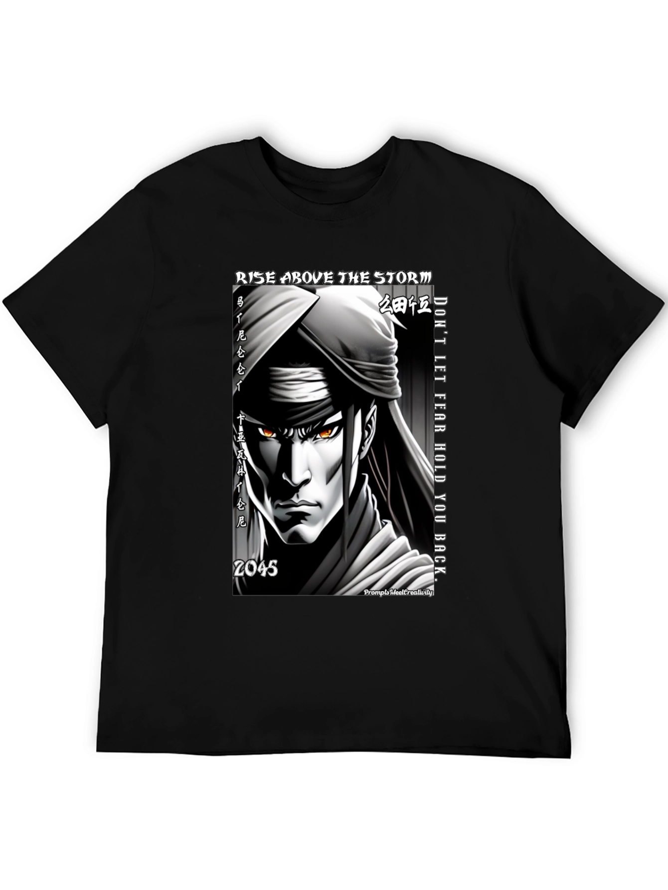 Anime Warrior Graphic Tee