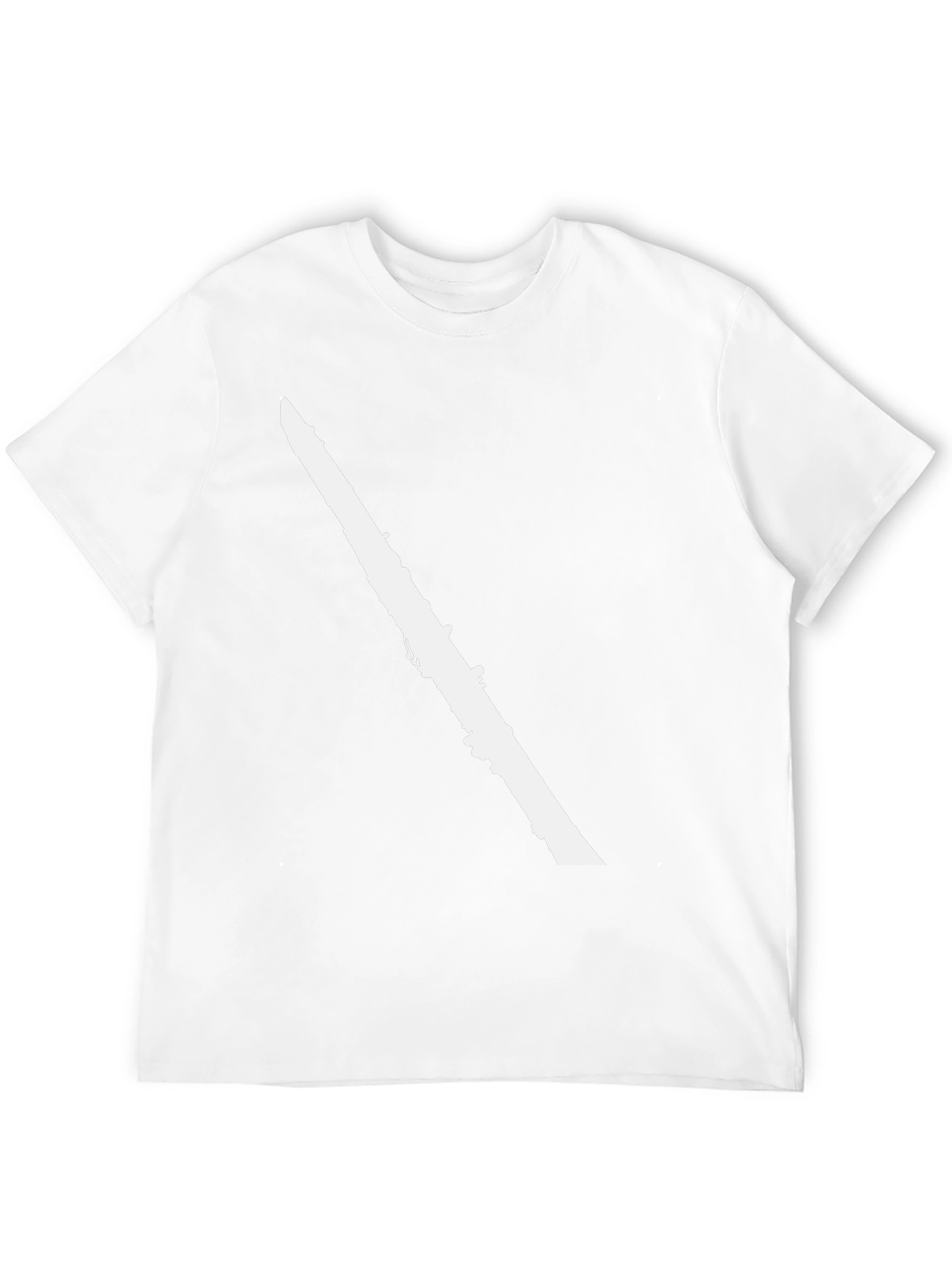 Clarinet Silhouette Black T-Shirt