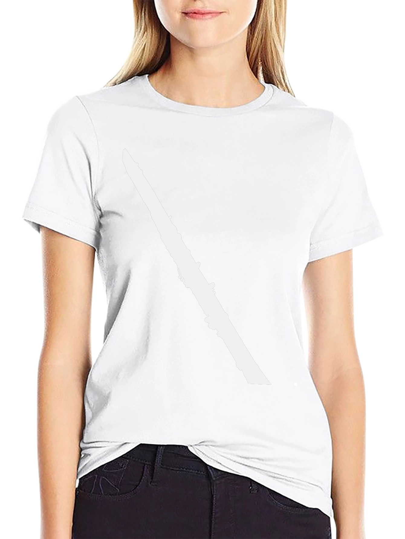 Clarinet Silhouette Black T-Shirt