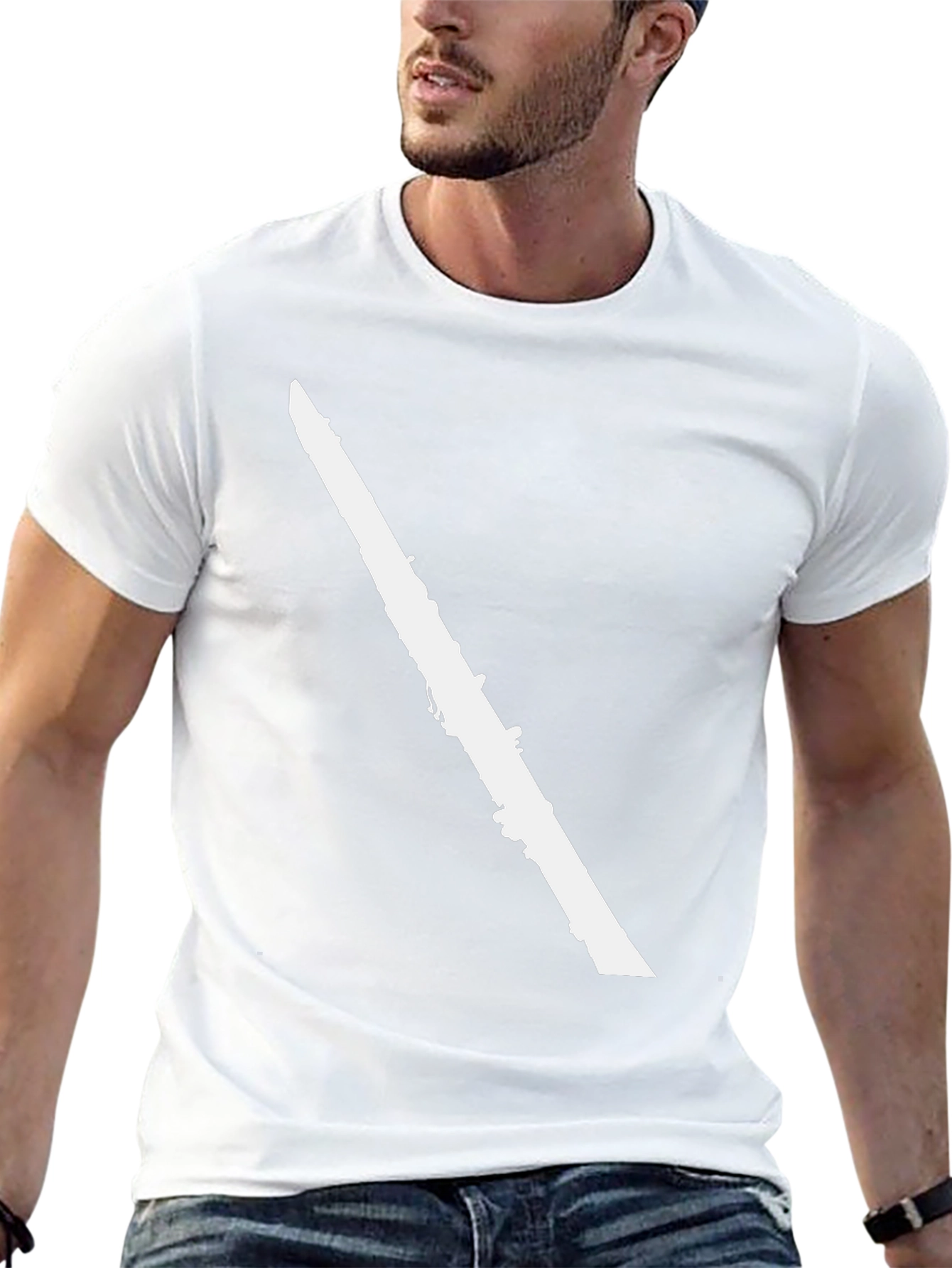 Clarinet Silhouette Black T-Shirt