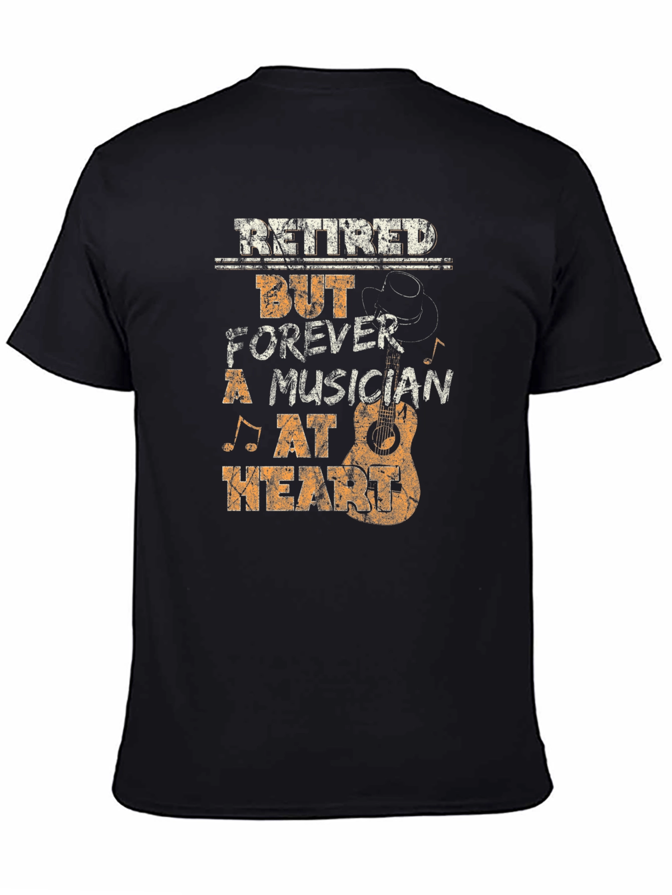 Retired Musician T-Shirt - Forever at Heart