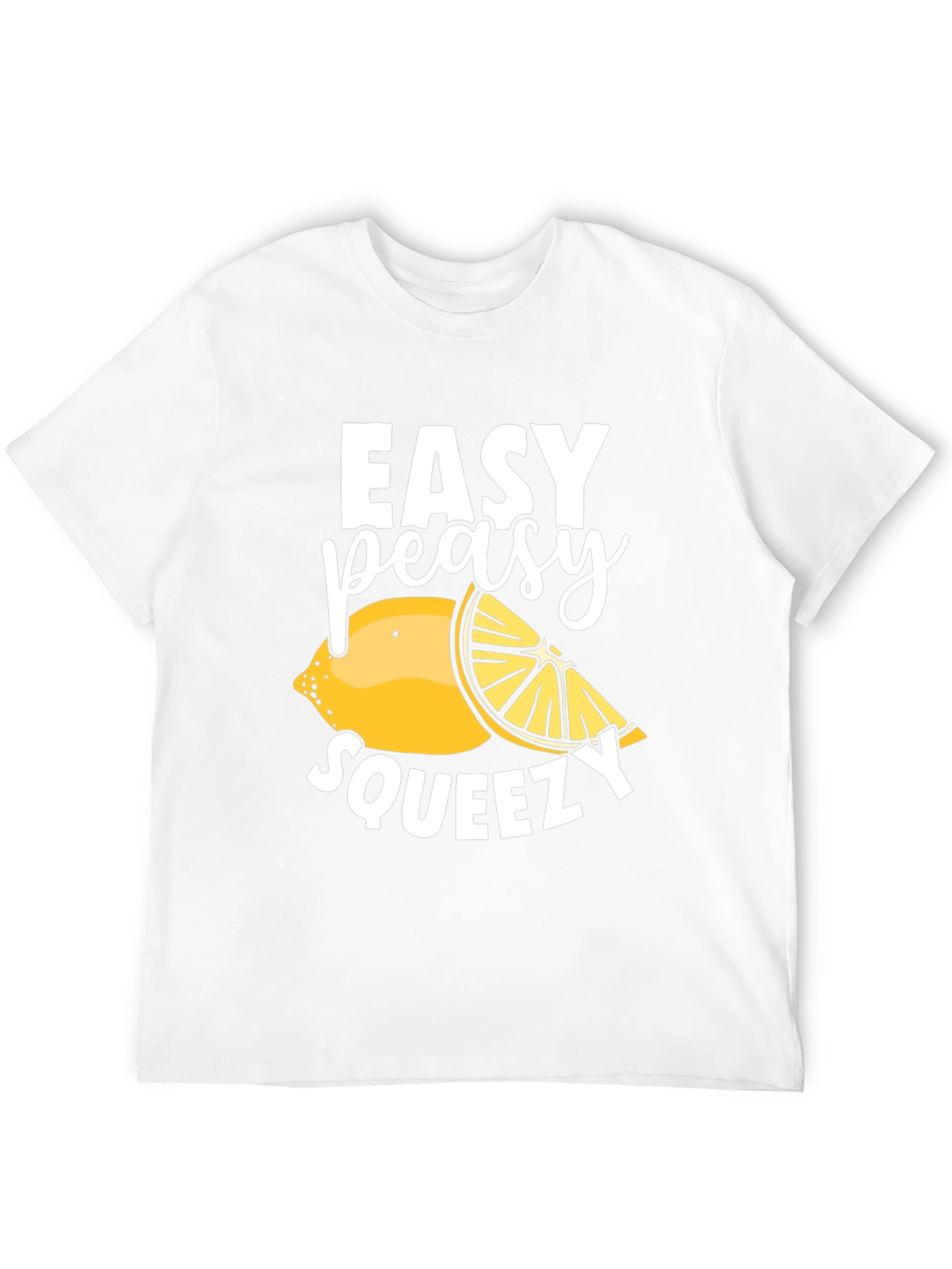 Easy Peasy Squeezy Lemon Graphic T-Shirt