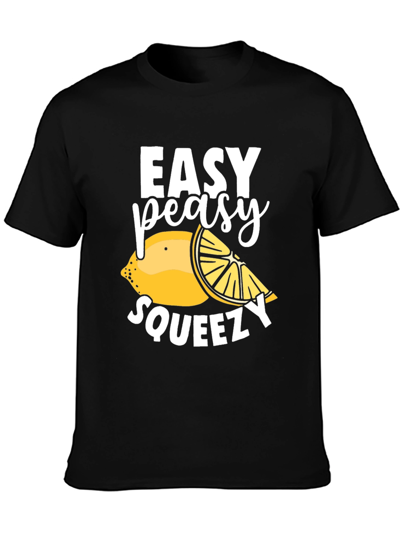Easy Peasy Squeezy Lemon Graphic T-Shirt