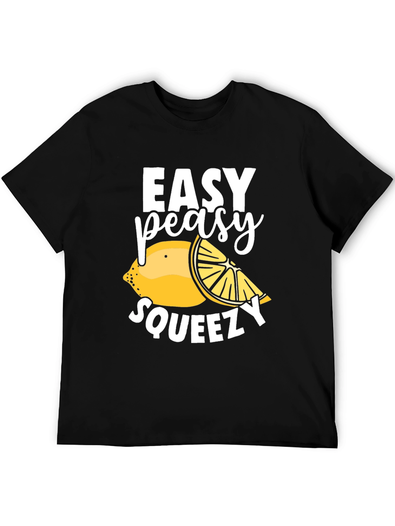 Easy Peasy Squeezy Lemon Graphic T-Shirt