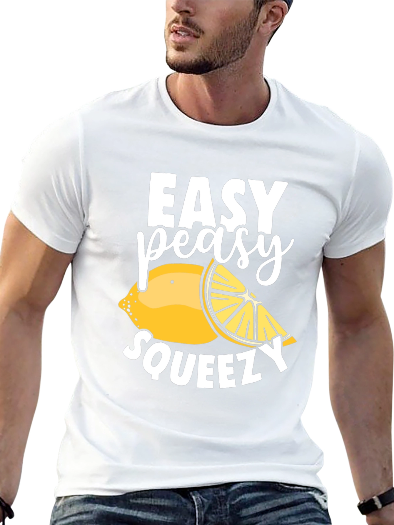 Easy Peasy Squeezy Lemon Graphic T-Shirt