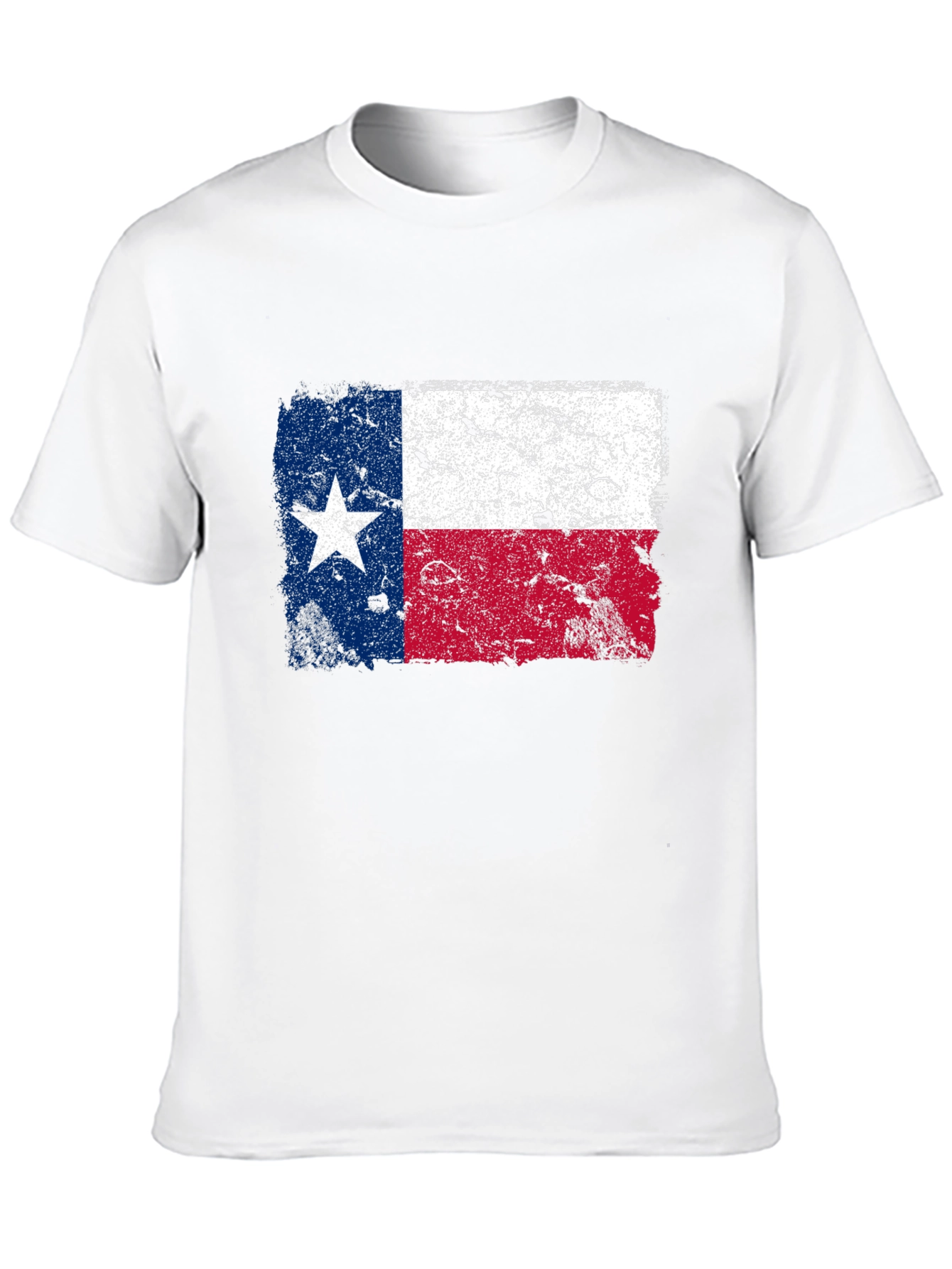 Texas Flag Graphic T-Shirt - Distressed Print