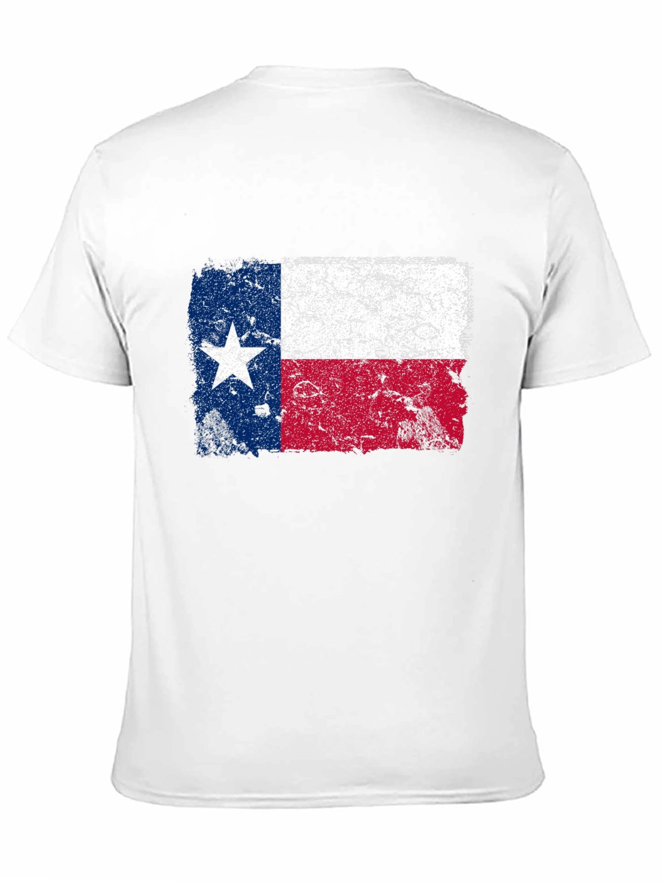 Texas Flag Graphic T-Shirt - Distressed Print