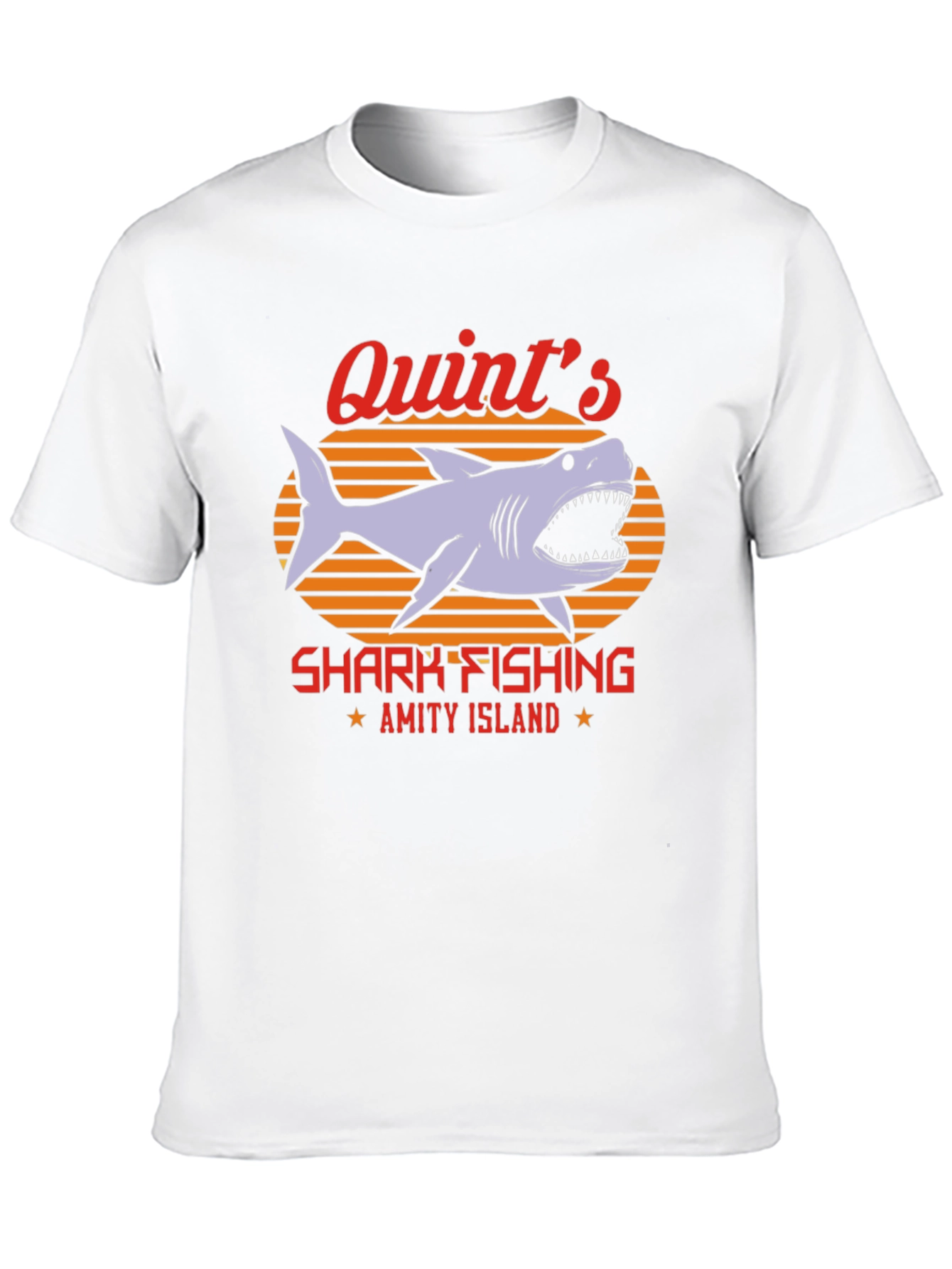 Quints Shark Fishing T-Shirt - Amity Island Tee